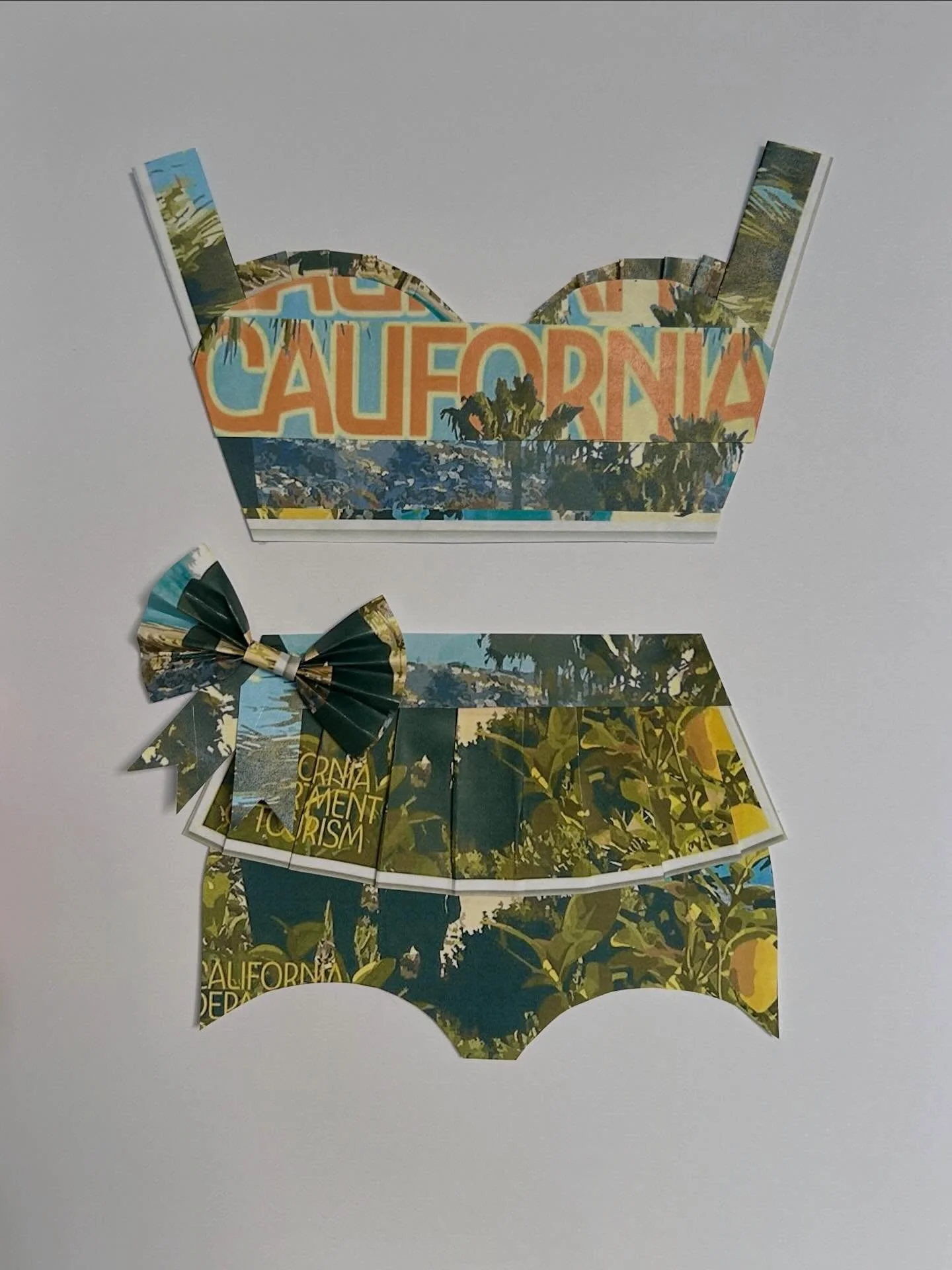 Now featuring the swimsuit collection! You can find this paper swimsuit artwork on my Etsy or at jlcopaperdesigns.com ✂️💙