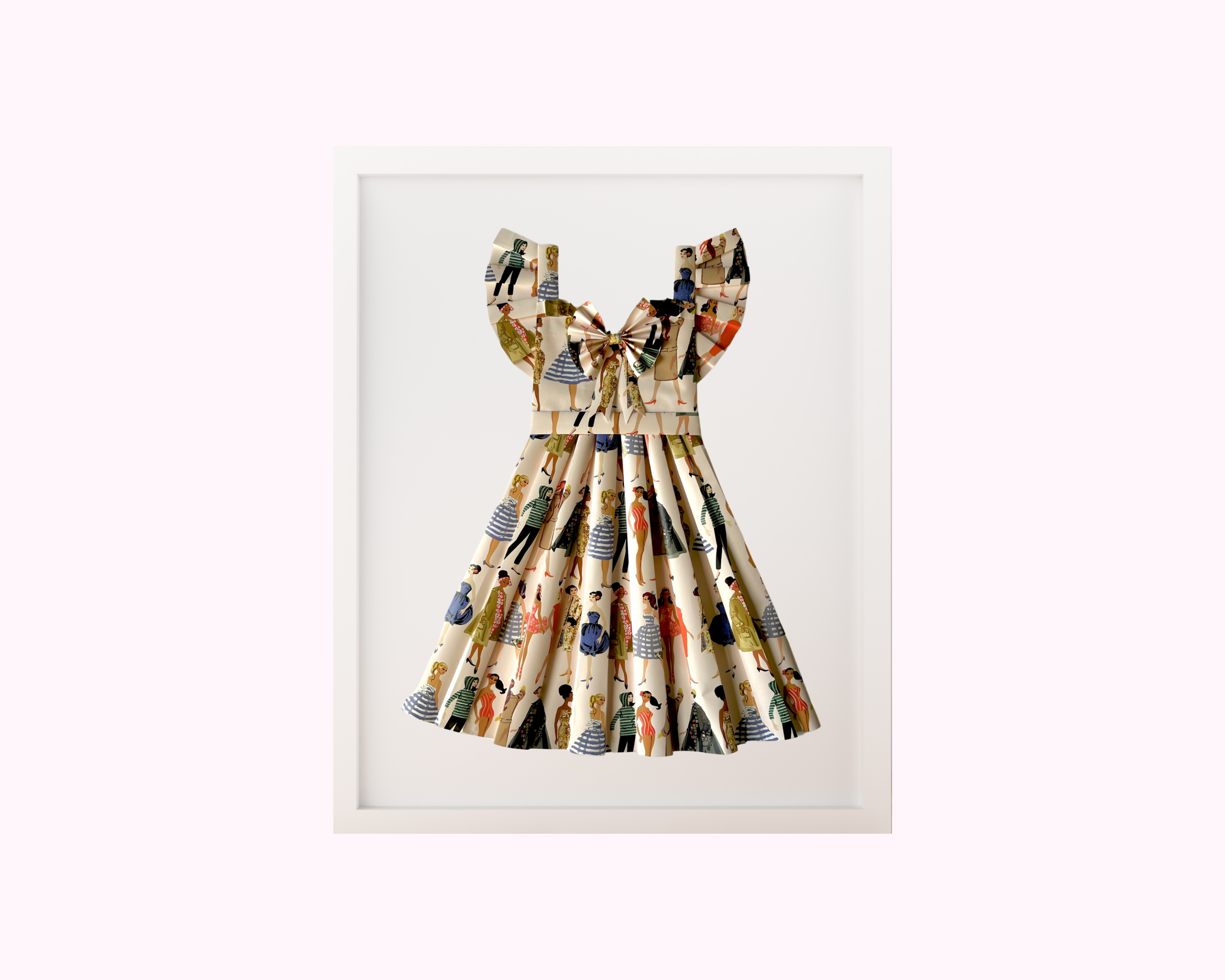 Paper Dress Artwork - Vintage Barbie