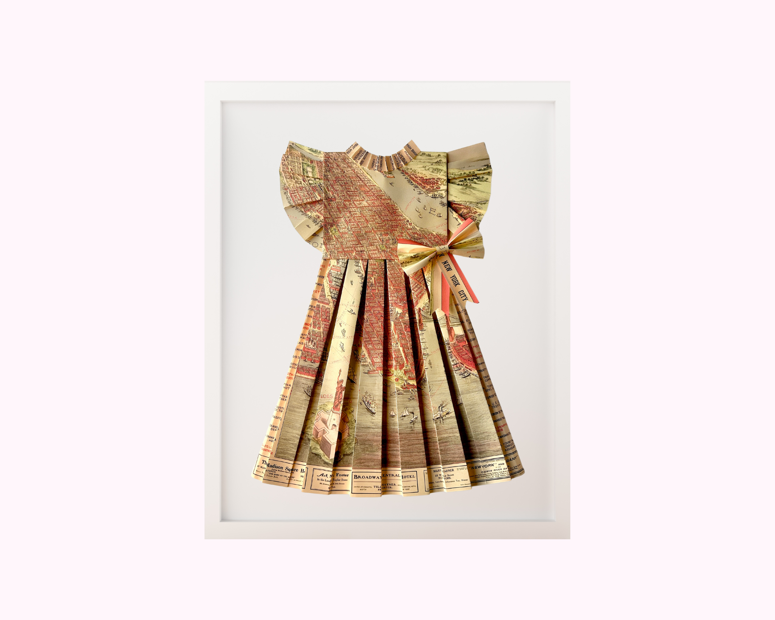 Paper Dress Artwork - New York City