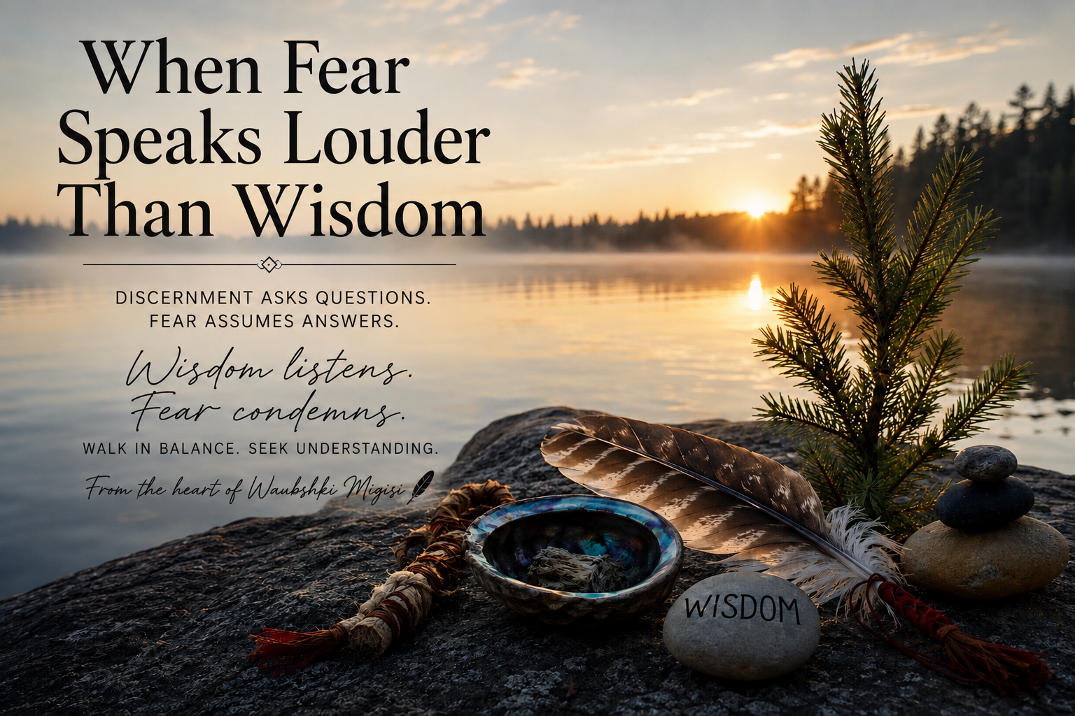 When Fear Speaks Louder Than Wisdom