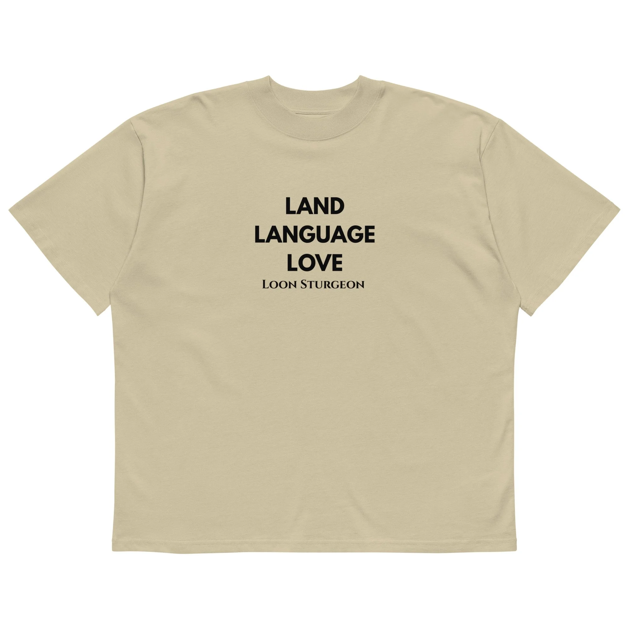 Land. Language. Love. Tee