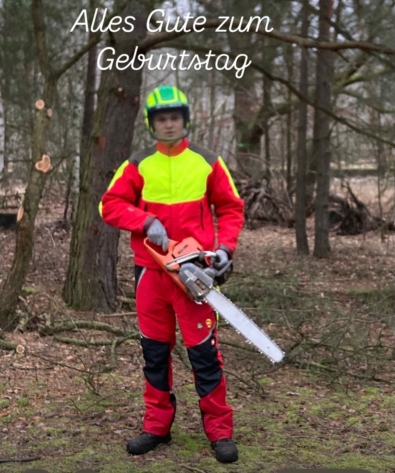 Forstarbeiter#wald#baum#motors&auml;ge