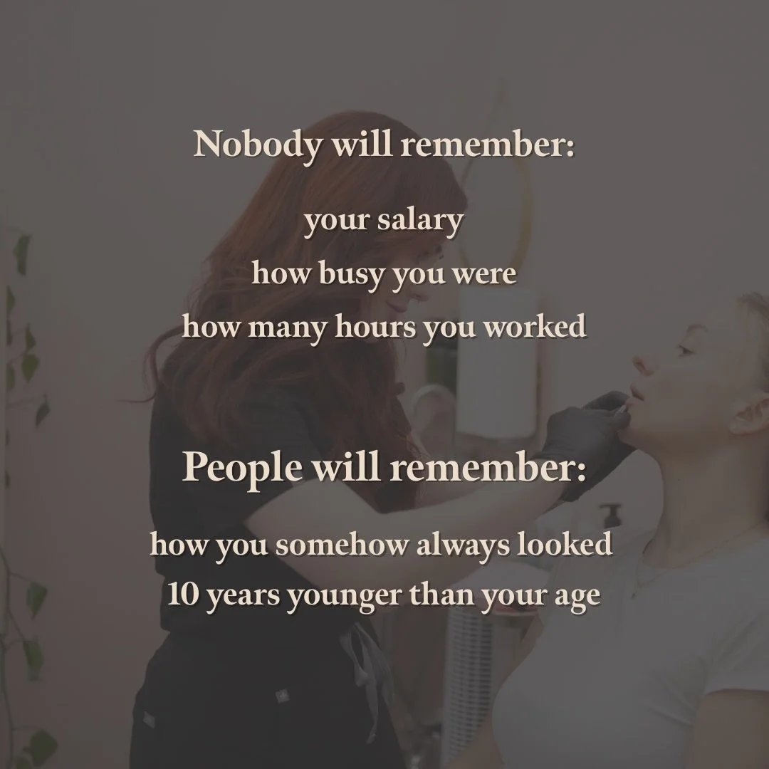 Obviously kidding. 

In my case, they&rsquo;ll remember how often I was completely paralyzed by objectively simple daily tasks 💕

.
.
.

#InglewoodYYC #CalgaryNurseInjector #YYCInjectables #CalgaryInjector #naturalaesthetics