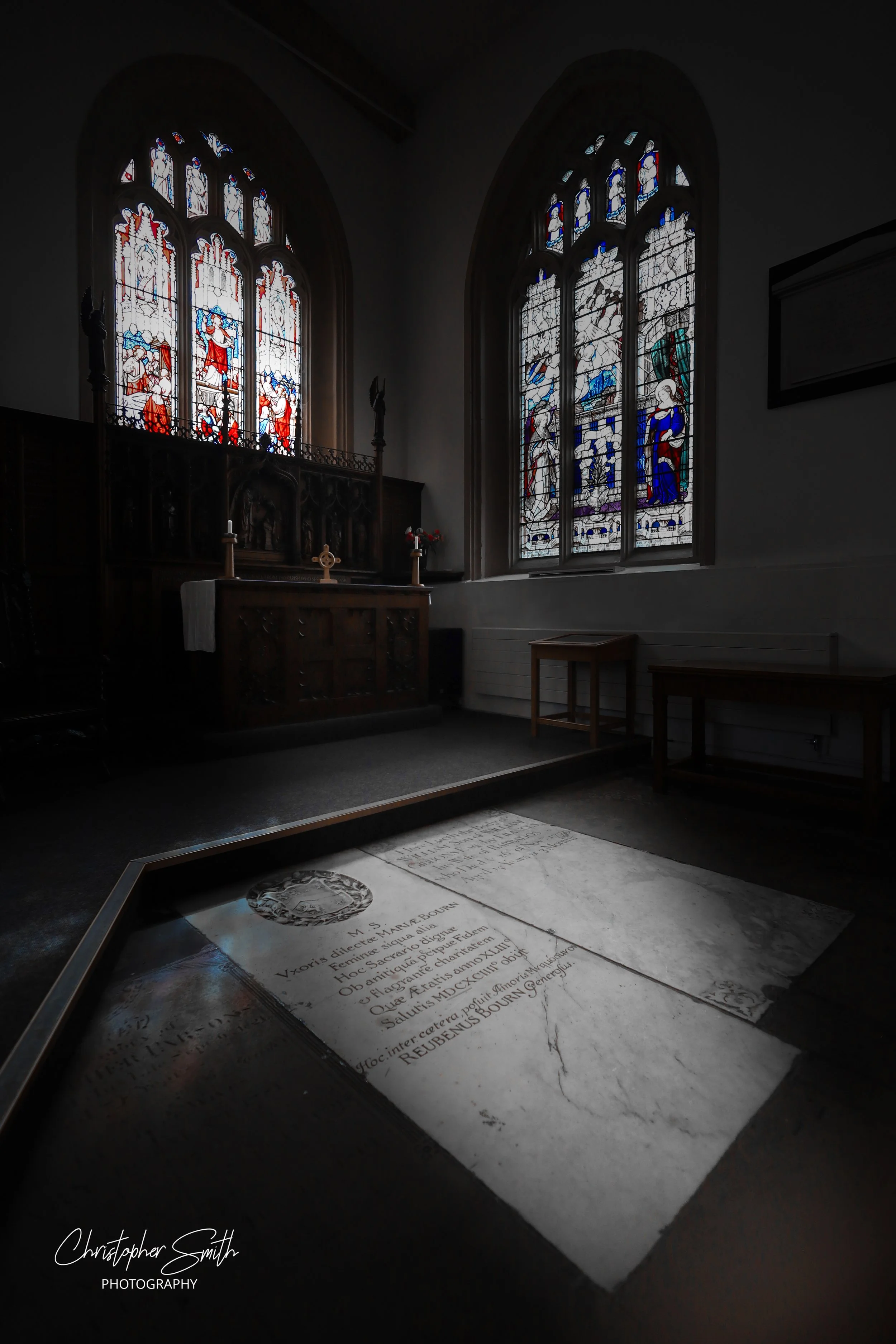 St Mary's Church, Marlborough, England, June 2026.
(Canon RP, 16mm, f/2.8, 1/100s, ISO400)