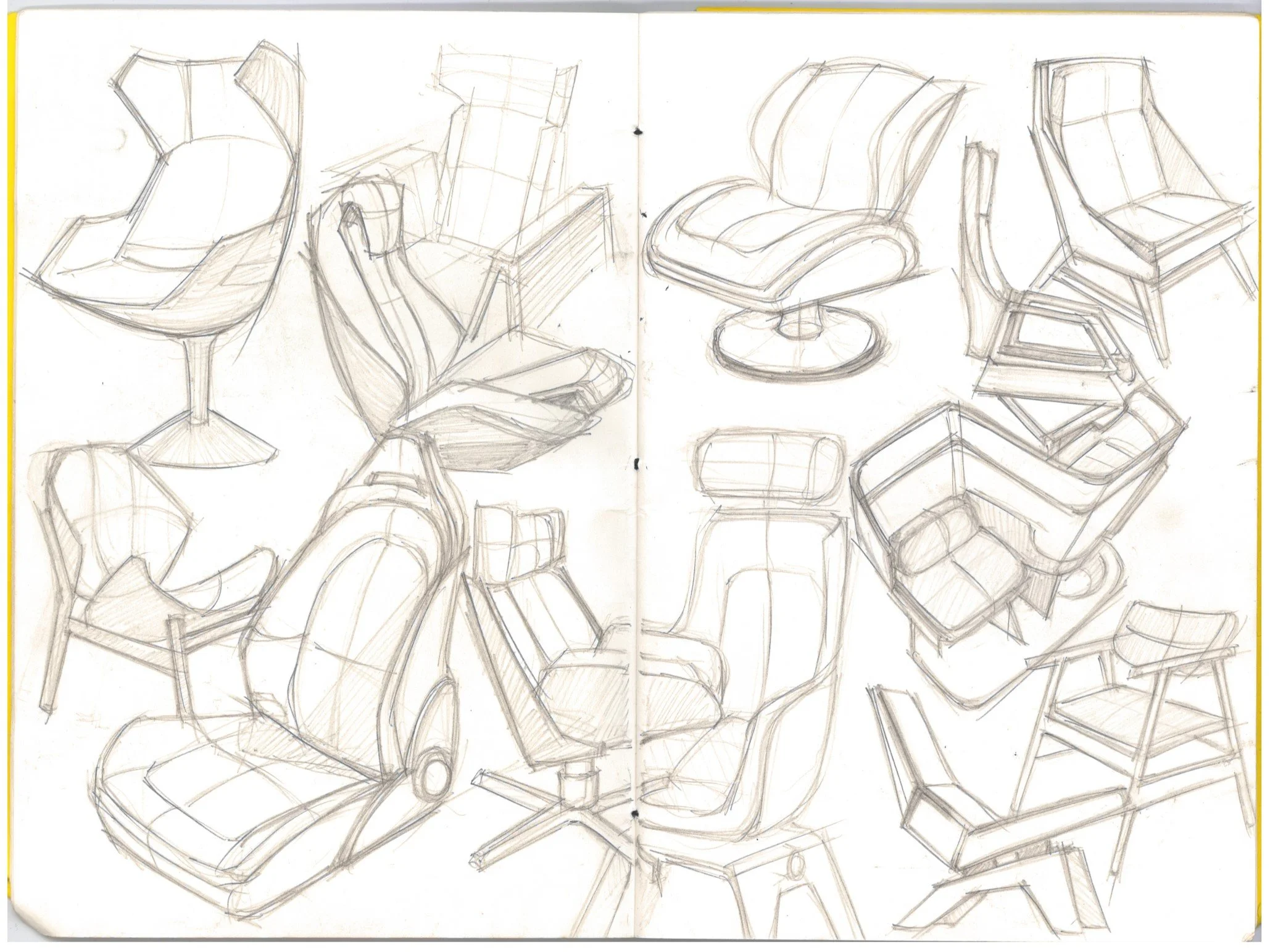 Pencil & Pen Sketchbook: 2025