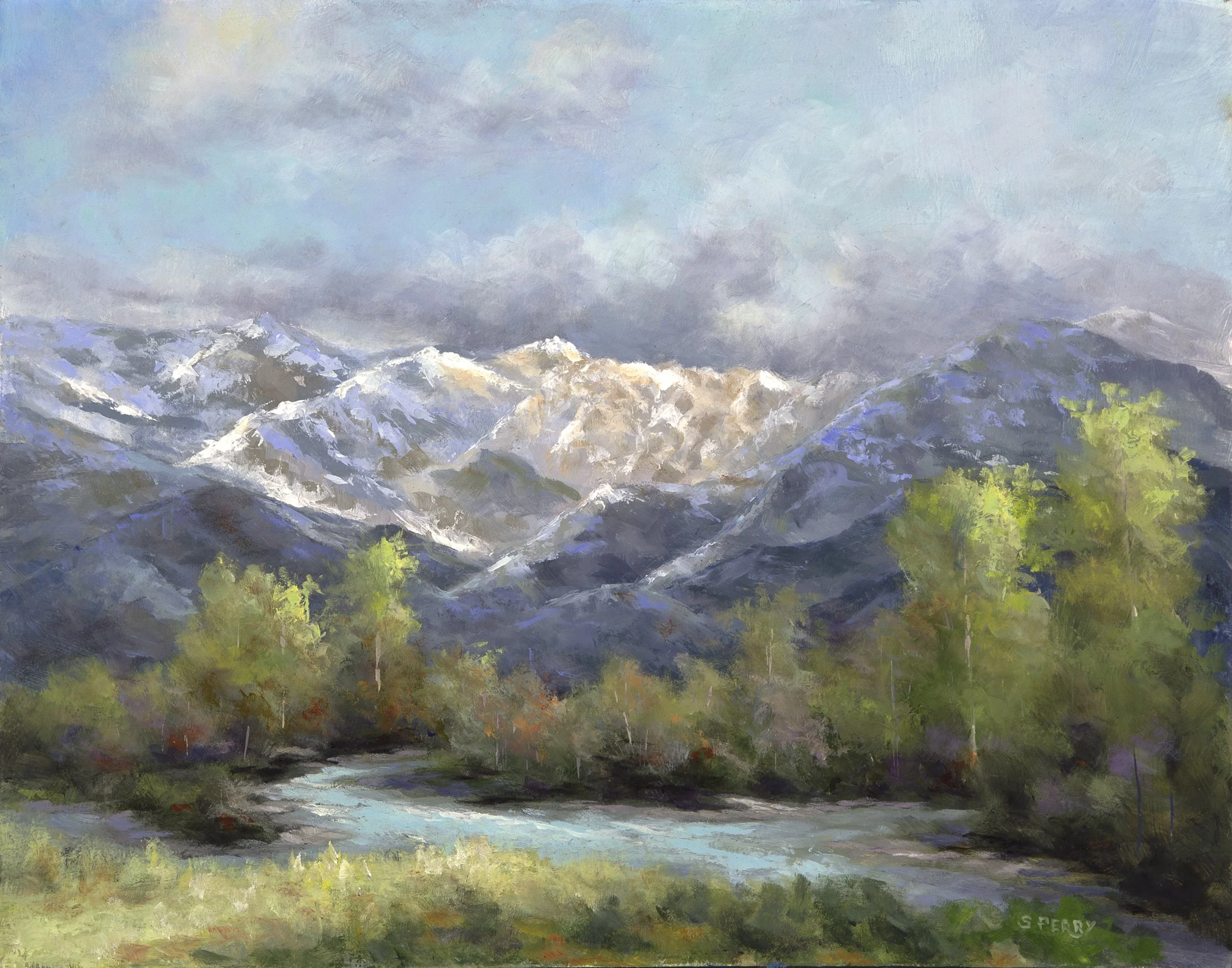 Best of Both Worlds     11x14  oil on panel