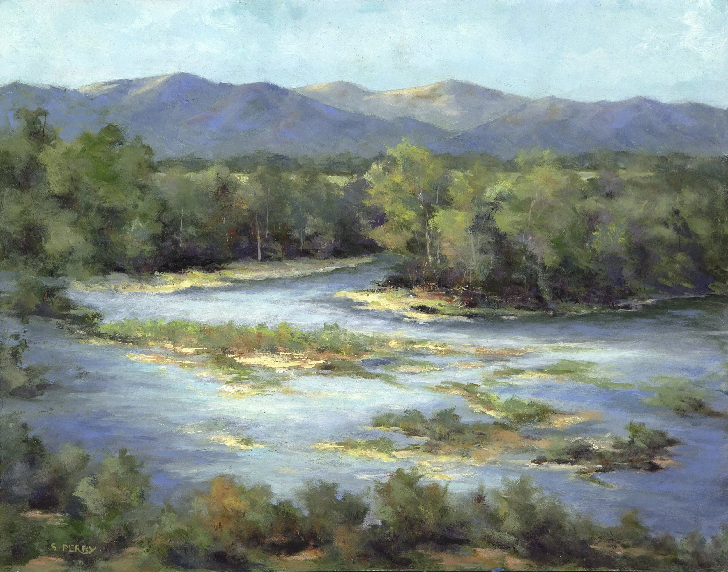 Braided Gallatin   11 x 14 oil on panel
