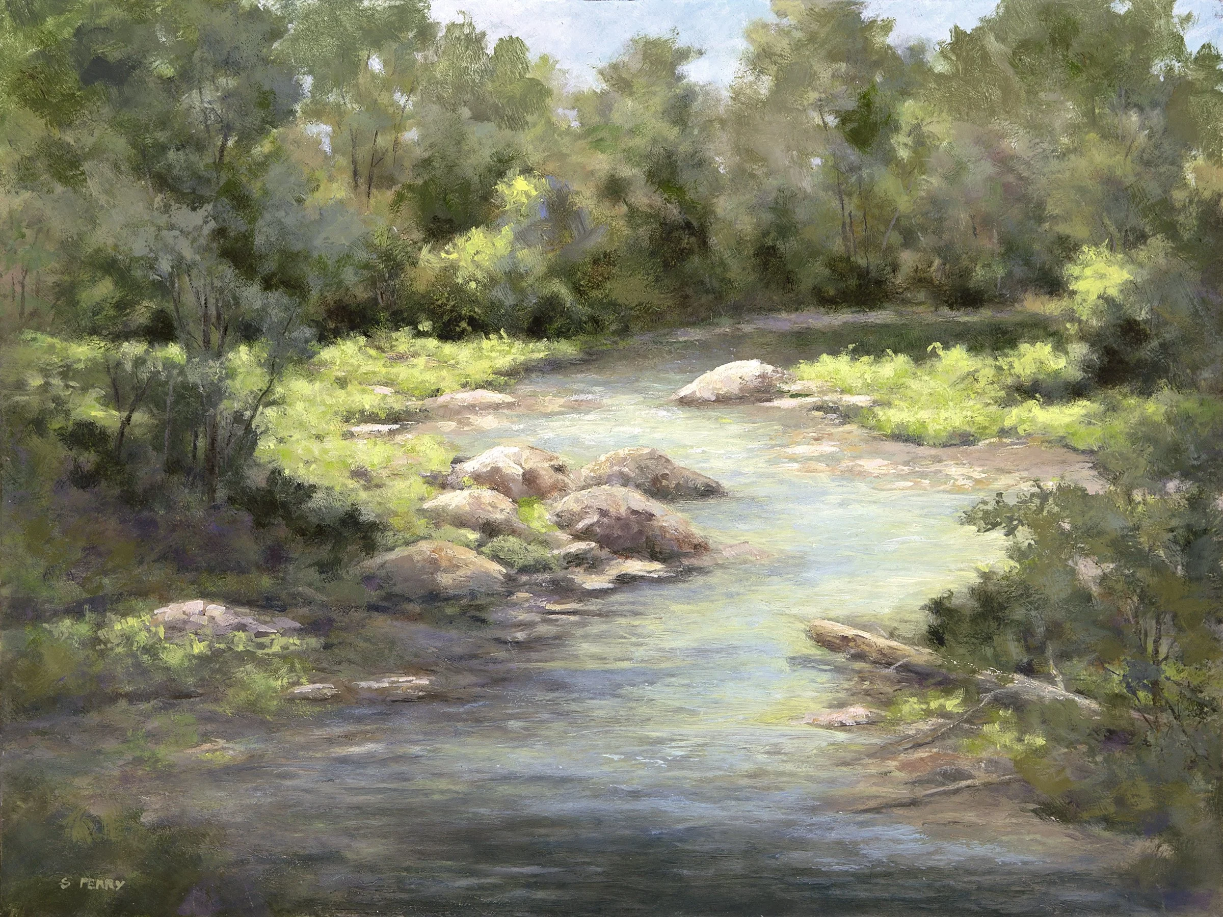 Spring Creek
Bozeman Montana
12x16 oil on panel