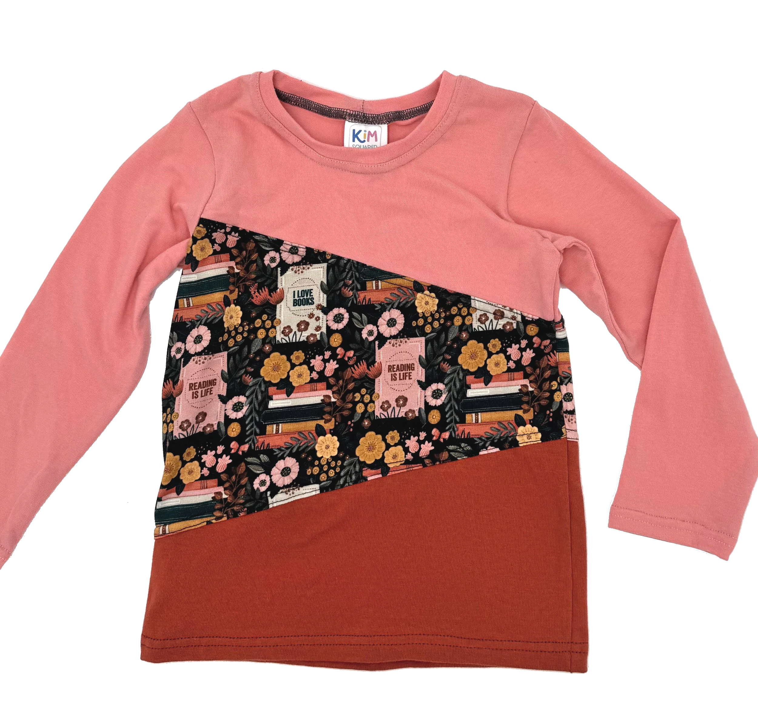 Floral Books Tee
