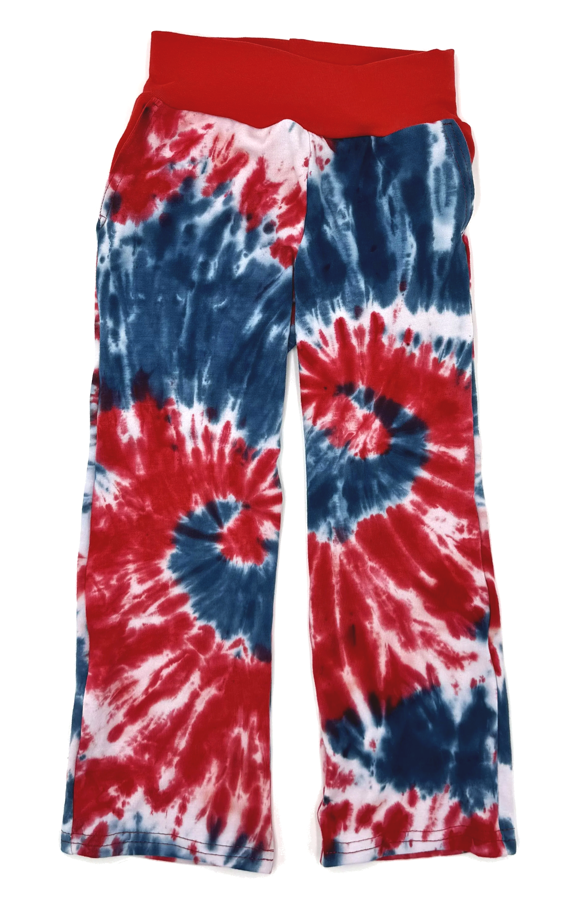 Red White and Blue Straight Leg Pants