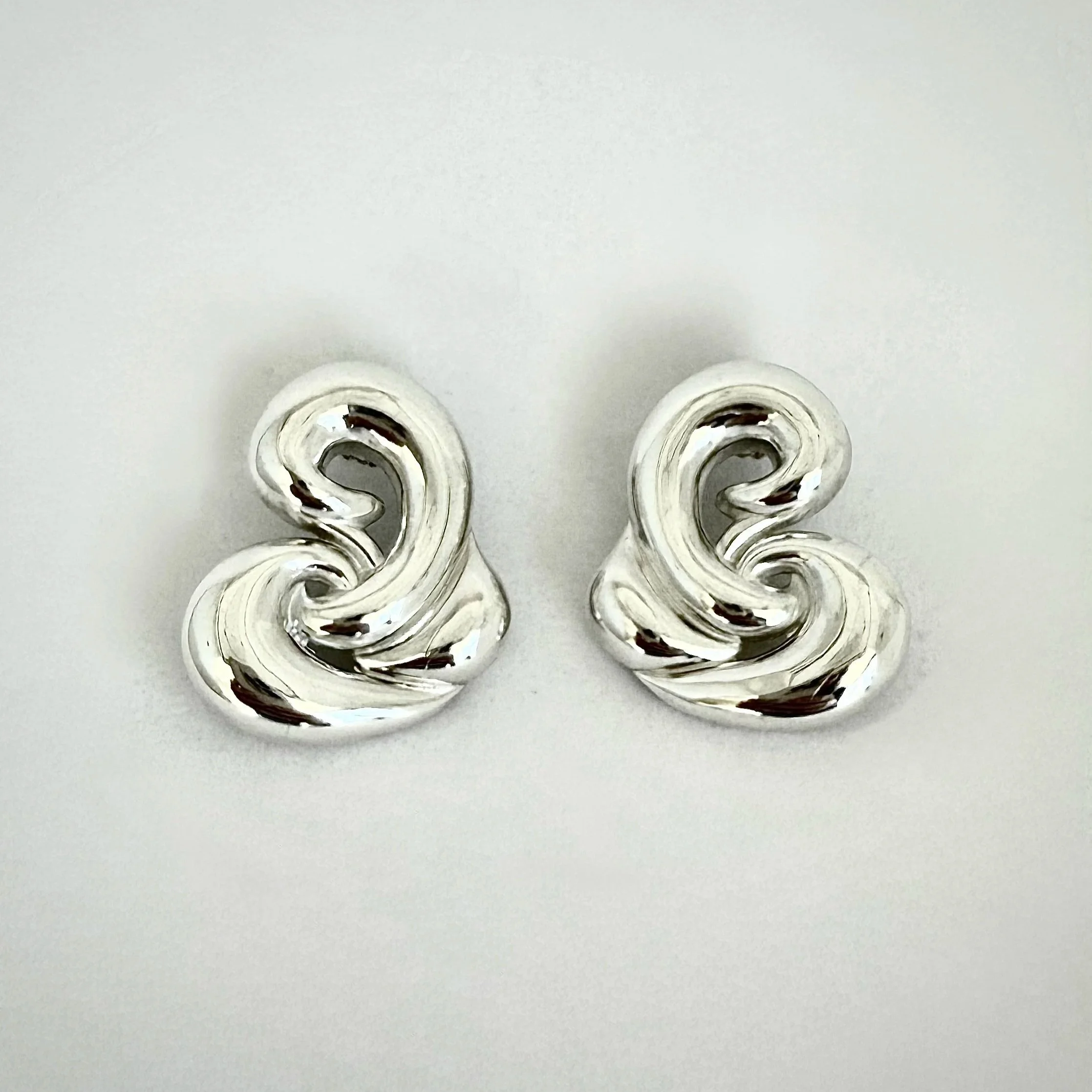 Large Swan Earrings