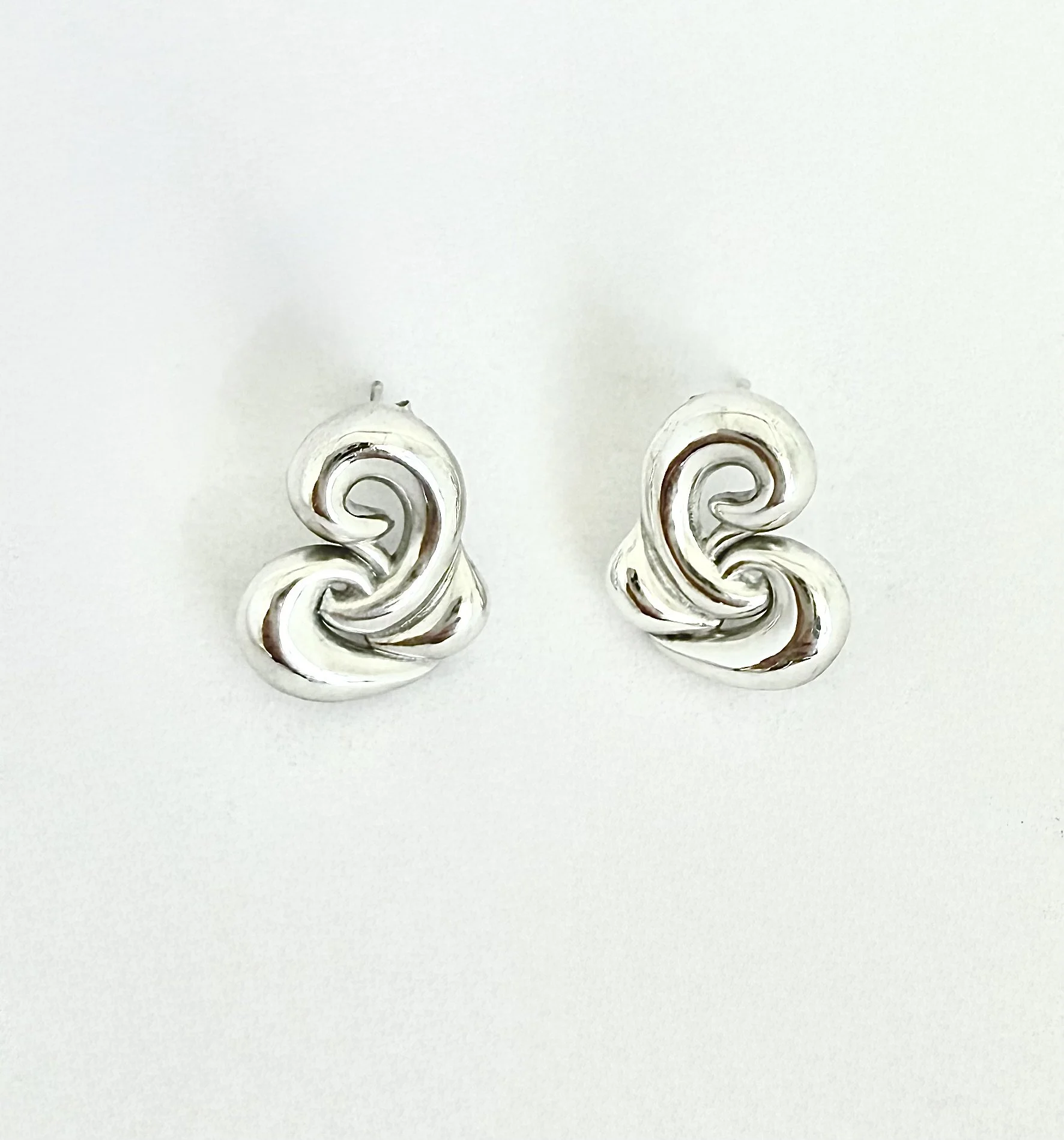 Small Swan Earrings