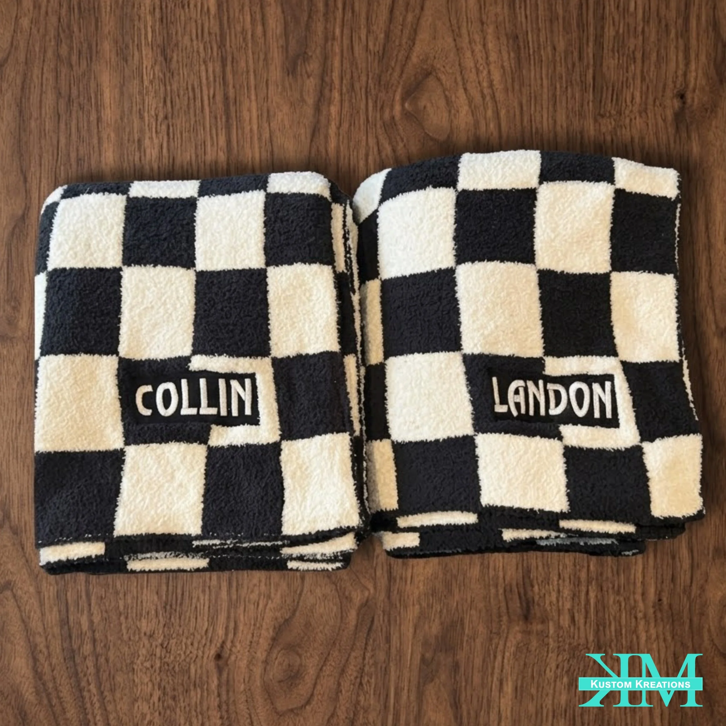 Personalized embroidered towels