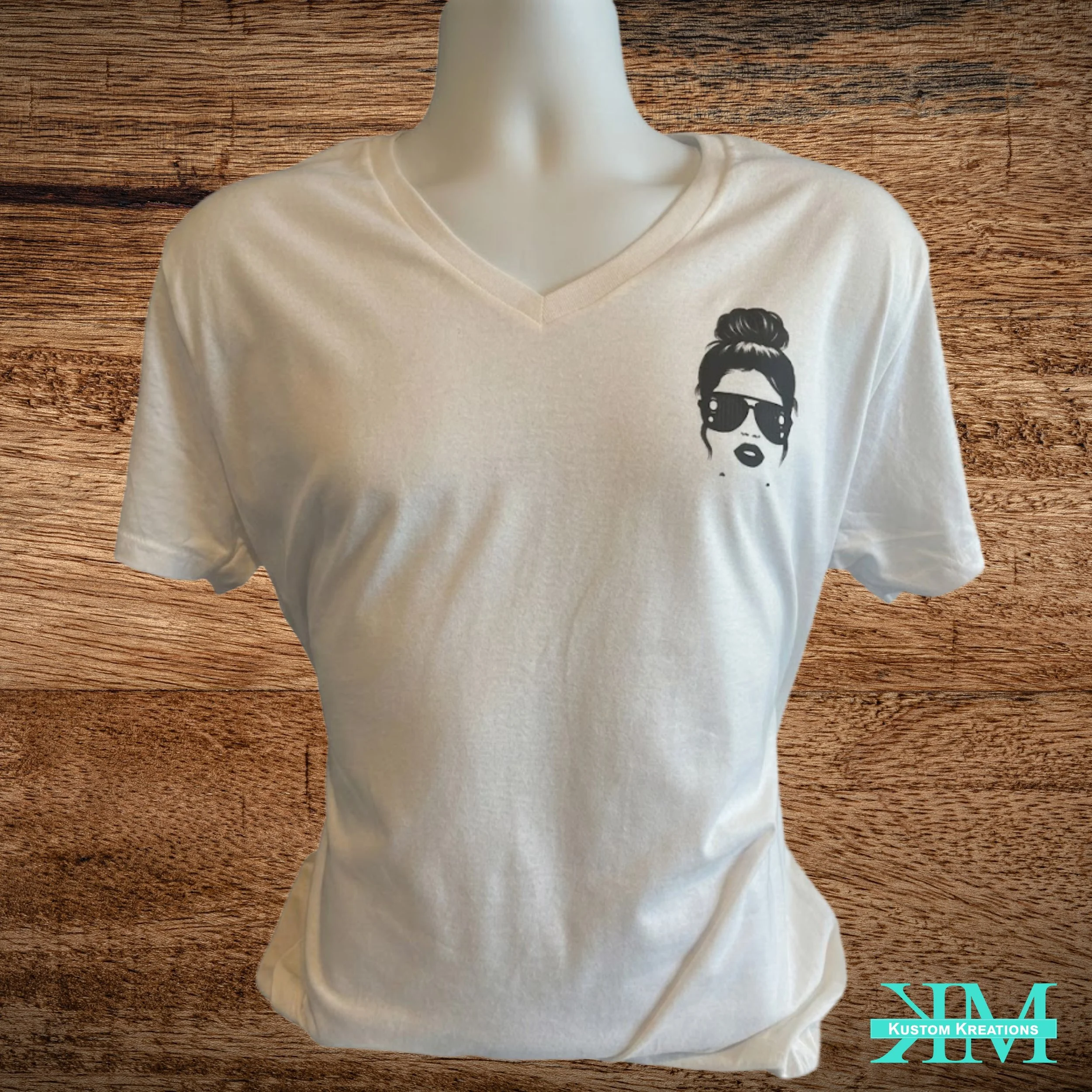 DTF printed left chest graphic t-shirt