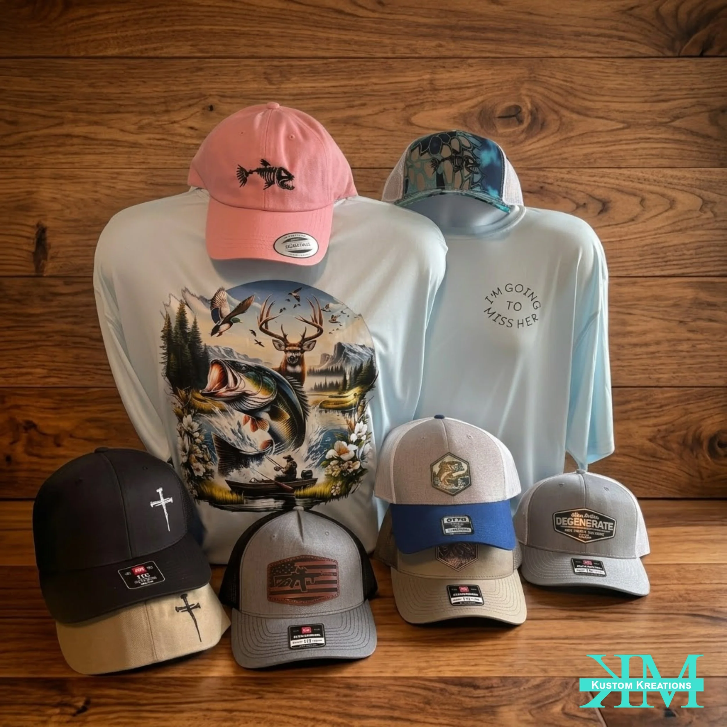 Custom embroidered hats