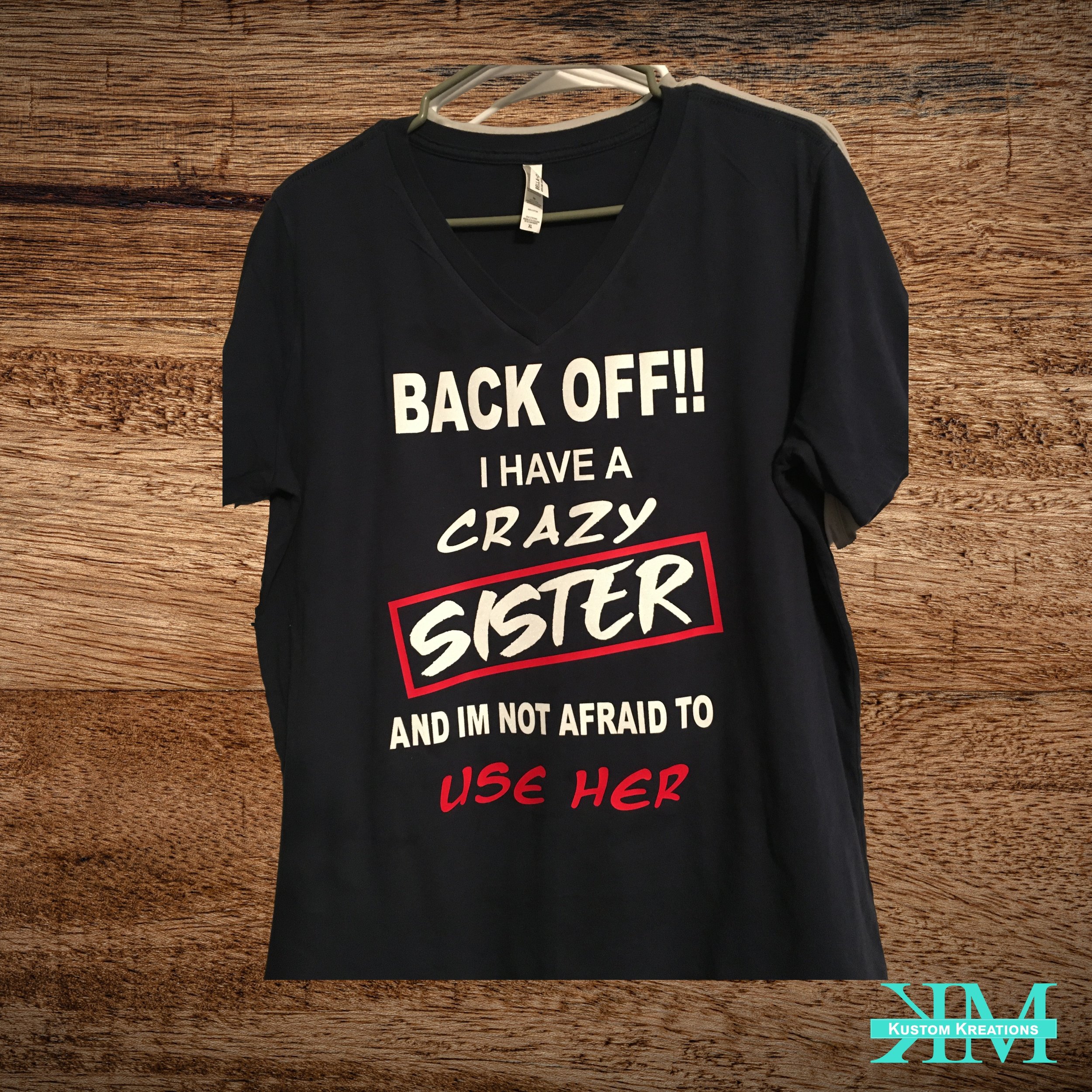 Funny Sister Themed Shirts