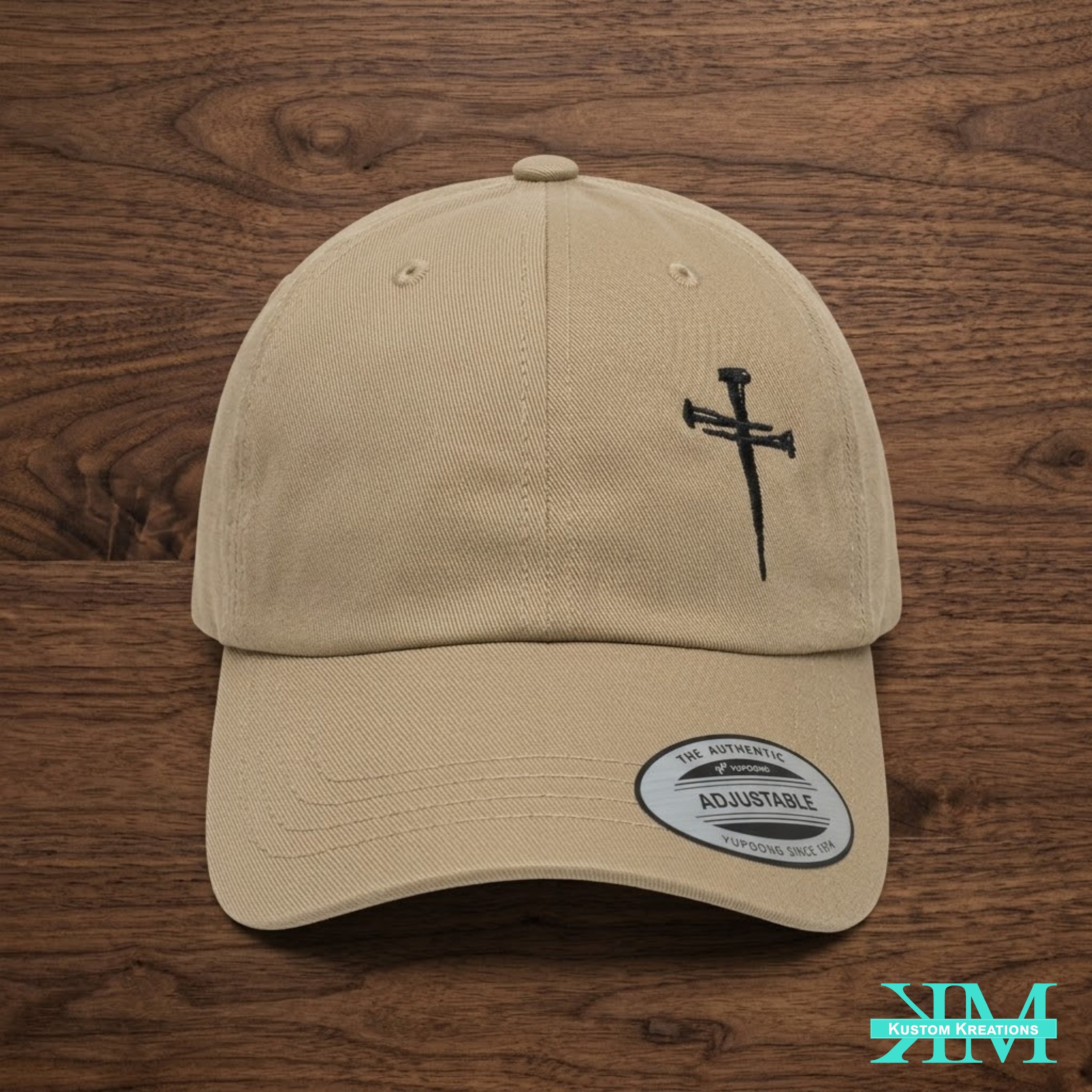 Embroidered Nail Cross hat