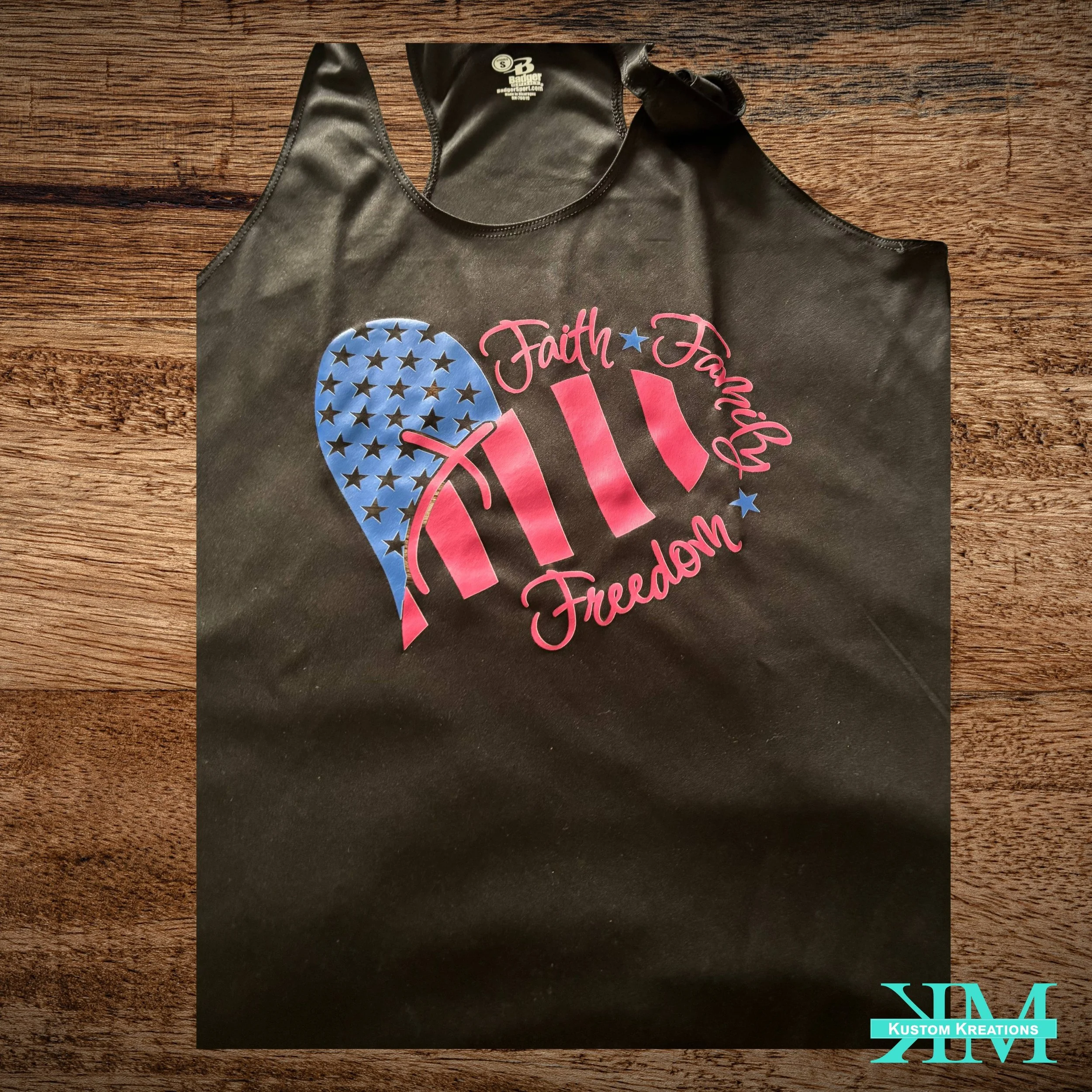 Faith, Family, Freedom DTF tanktop