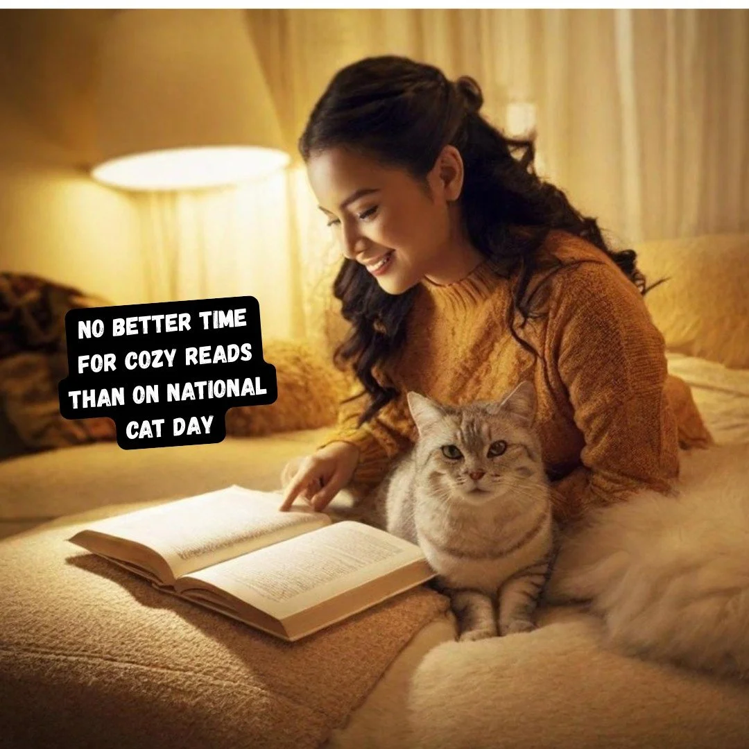 Purrfect reading partners π
Cozy vibes π
Happy National Cat Day to all the bookworms who mostly nap on the pages β€οΈ
#ReadMore #BookLovers #ReadingIsMagic #NeverStopReading #LostInABook #BookishLife #ReadEveryDay #ReadingNook #GrowThroughBooks #Rea