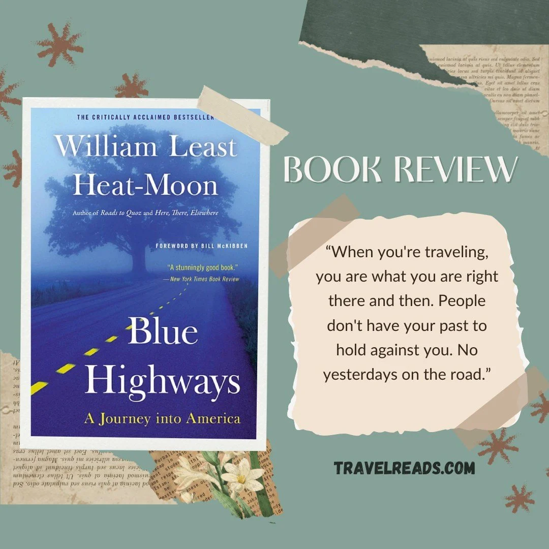 William Least Heat-Moon lost his job and his marriage in the same week and decided to load up his van and drive 13,000 miles around America on back roads, talking to strangers in small towns most people speed past. 𝐵𝑙𝑢𝑒 𝐻𝑖𝑔ℎ𝑤𝑎𝑦𝑠 isn't abou