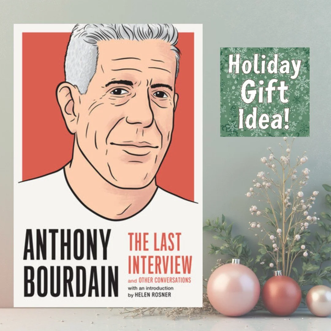 𝐀𝐧𝐭𝐡𝐨𝐧𝐲 𝐁𝐨𝐮𝐫𝐝𝐚𝐢𝐧: 𝐓𝐡𝐞 𝐋𝐚𝐬𝐭 𝐈𝐧𝐭𝐞𝐫𝐯𝐢𝐞𝐰 is a collection of conversations spanning the chef and writer's career, showcasing the sharp wit and brutal honesty that made him one of the best modern travel writers. Bourdain neve