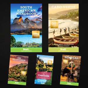 collage of Bradt destination guides