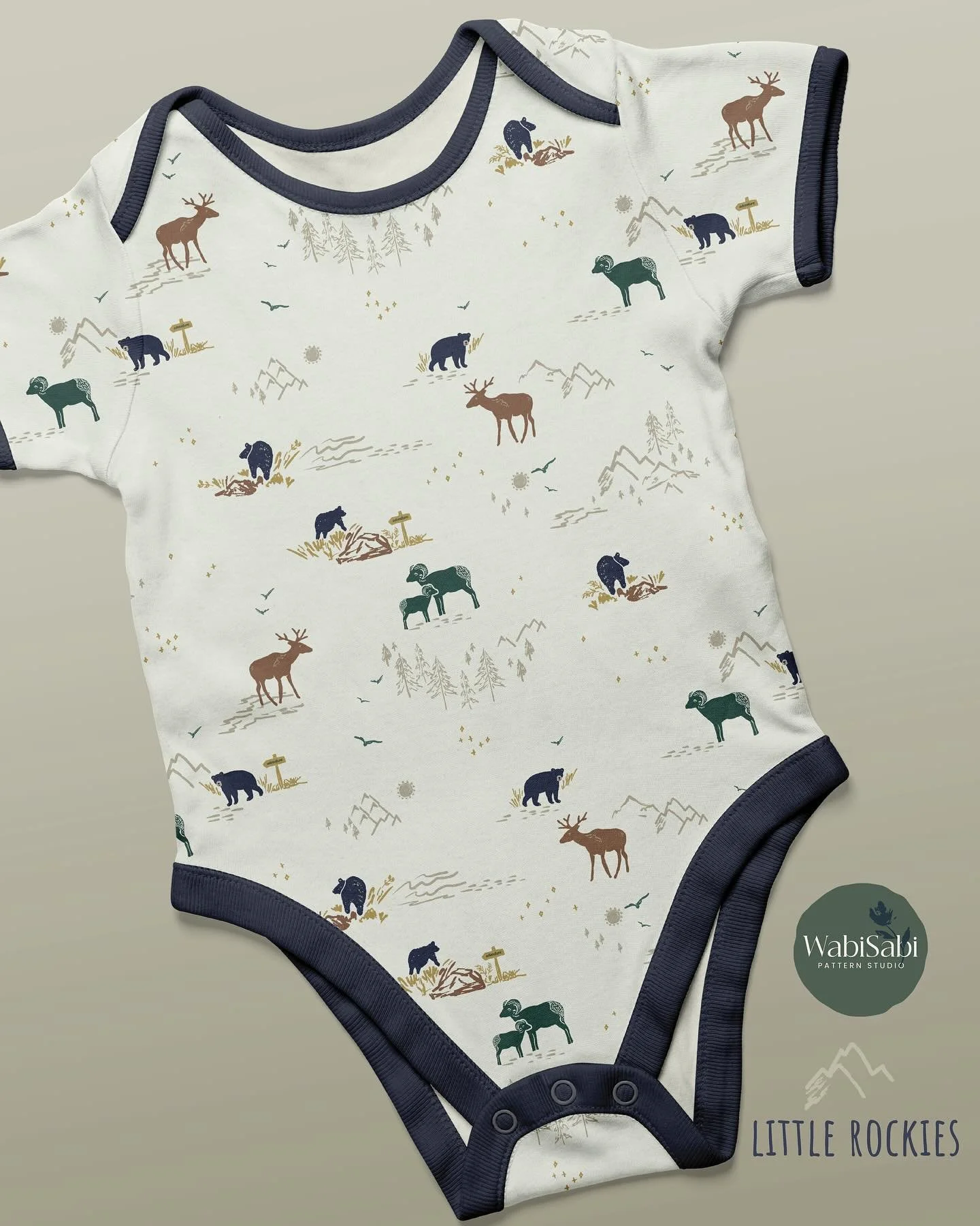 The Canadian Rockies are majestic and awe-inspiring, but this pattern brings them down to size for the littlest adventurers. 🏔️

Inspired by our recent summer family trip, it&rsquo;s filled with the gentle magic of bears, elk, and bighorn sheep roam