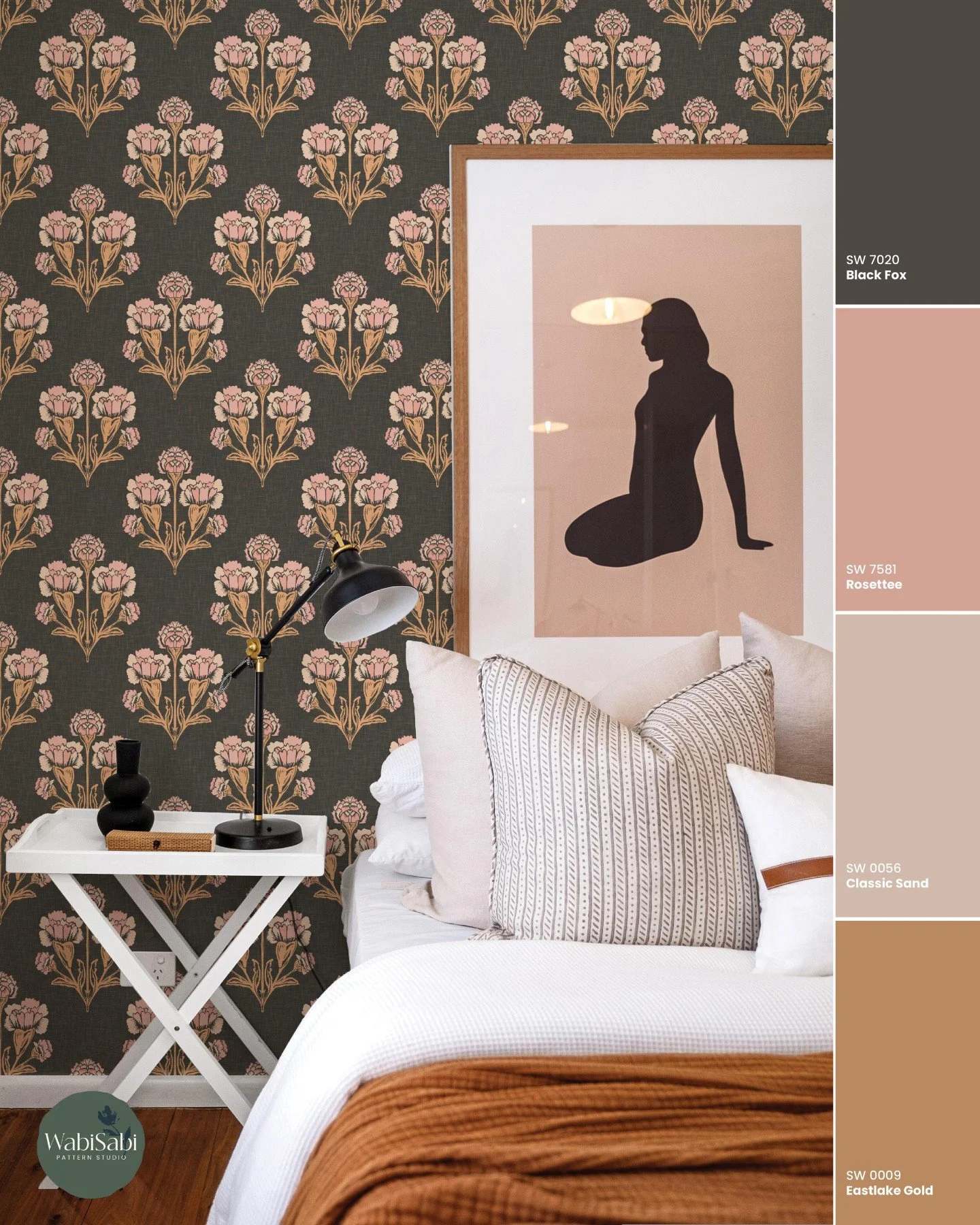 Looking to add a subtle vintage floral aesthetic that feels both classic and fresh?  A beautiful wallpaper decor choice for those who love traditional wallpapers with a hint of romance. Add some mood and texture to your interiors and get 25% off wall