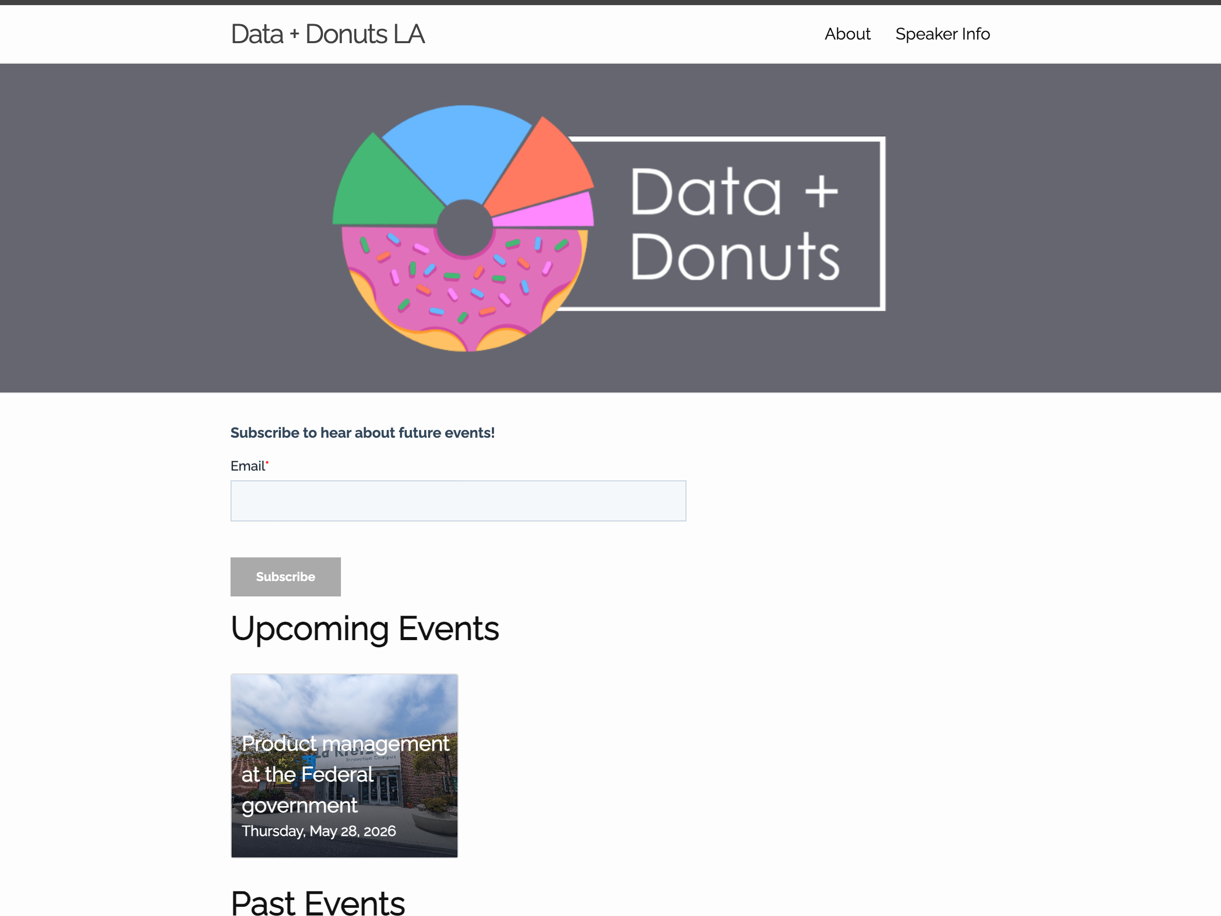 data + donuts la | before