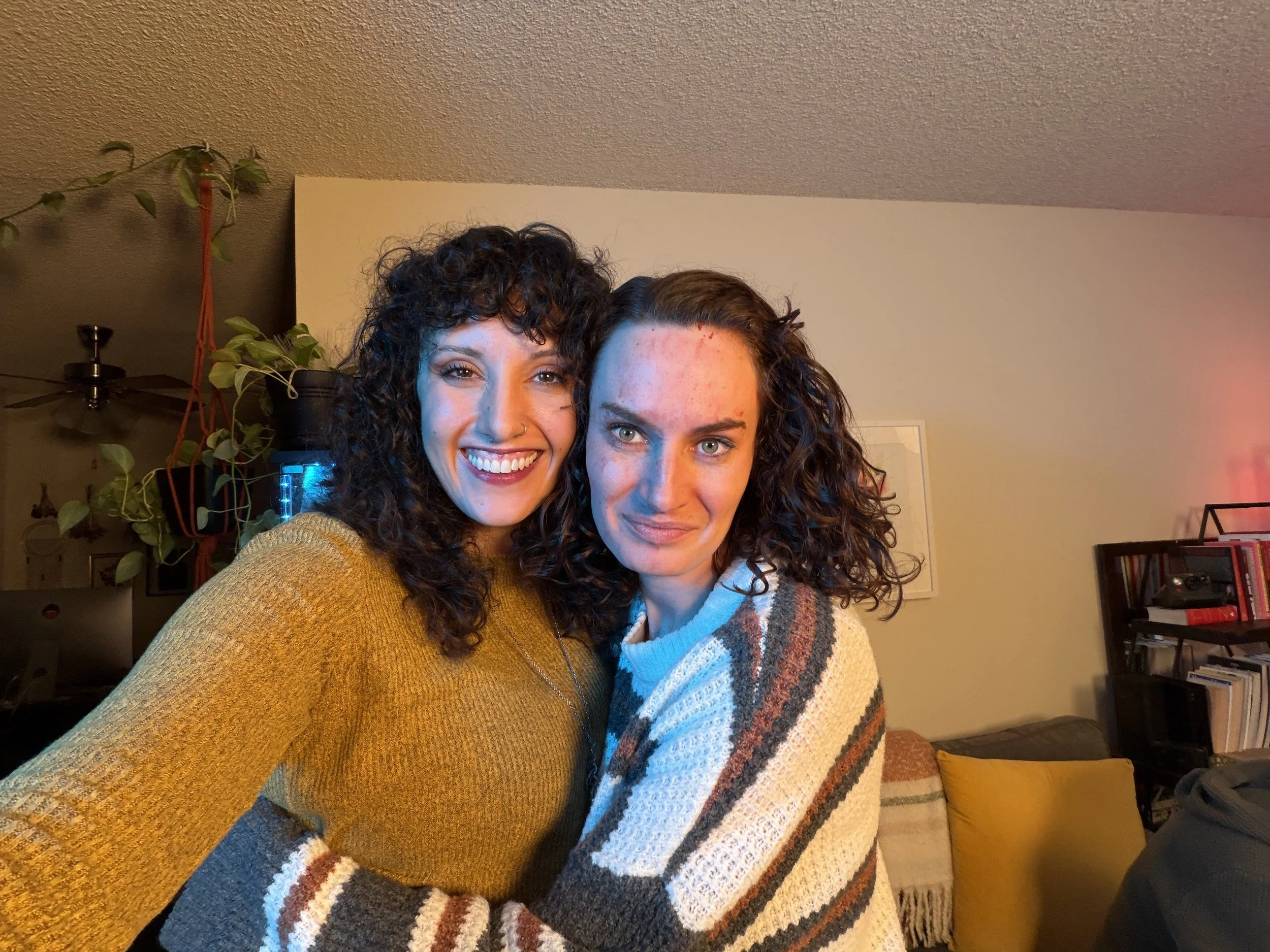 Behind-the-Scenes of "Roommates" Horror Short | Chelsea Beller & Kelsey Peterjohn