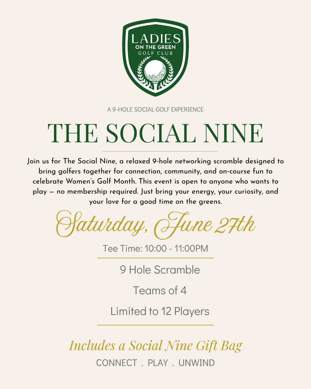 The Social Nine Networking Scramble