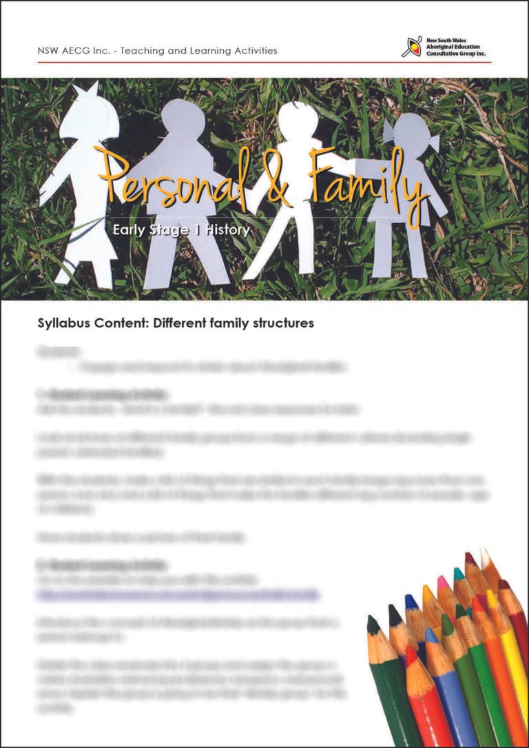 Early Stage 1: Personal and Family