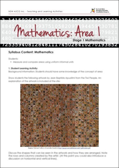 Stage 1 Maths: Area 1