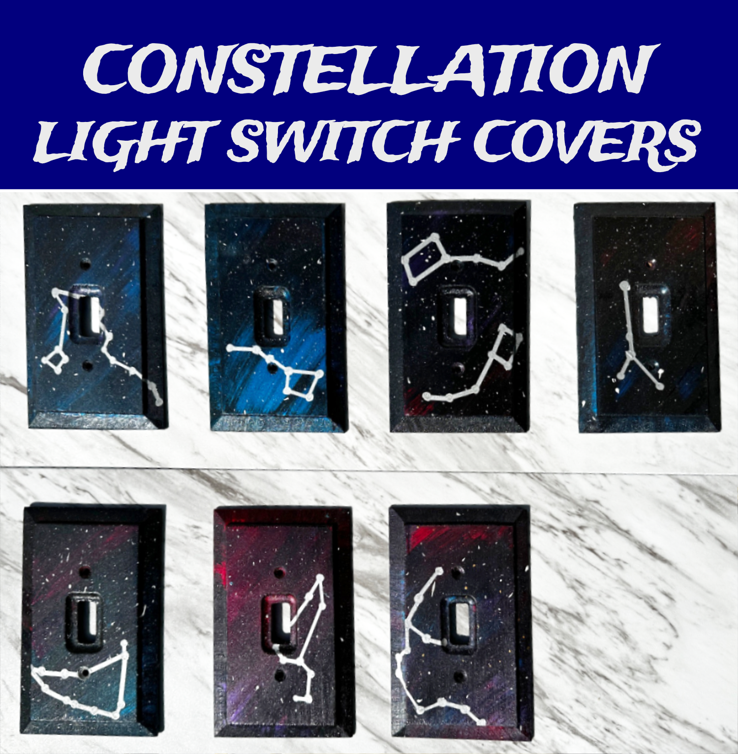 Constellation Light Switch Covers