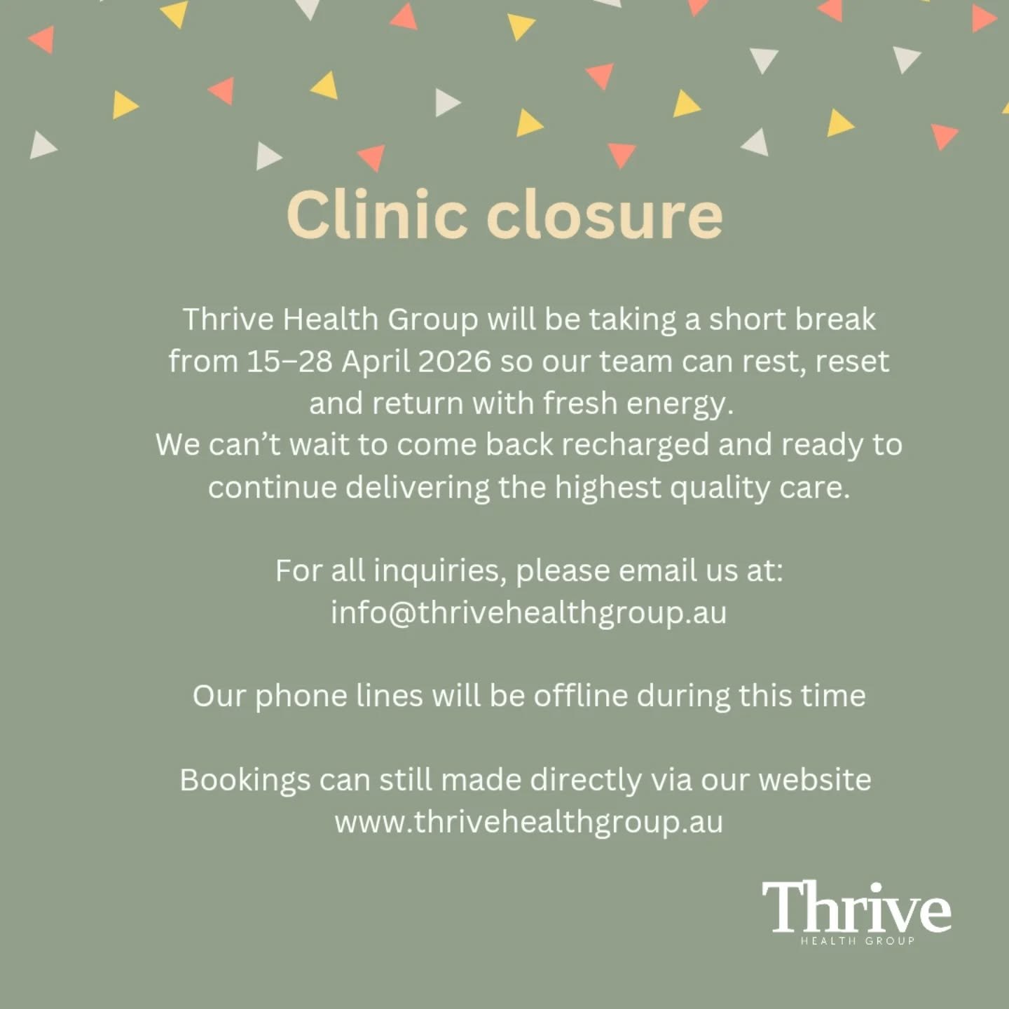 We're taking a short break

See you soon!