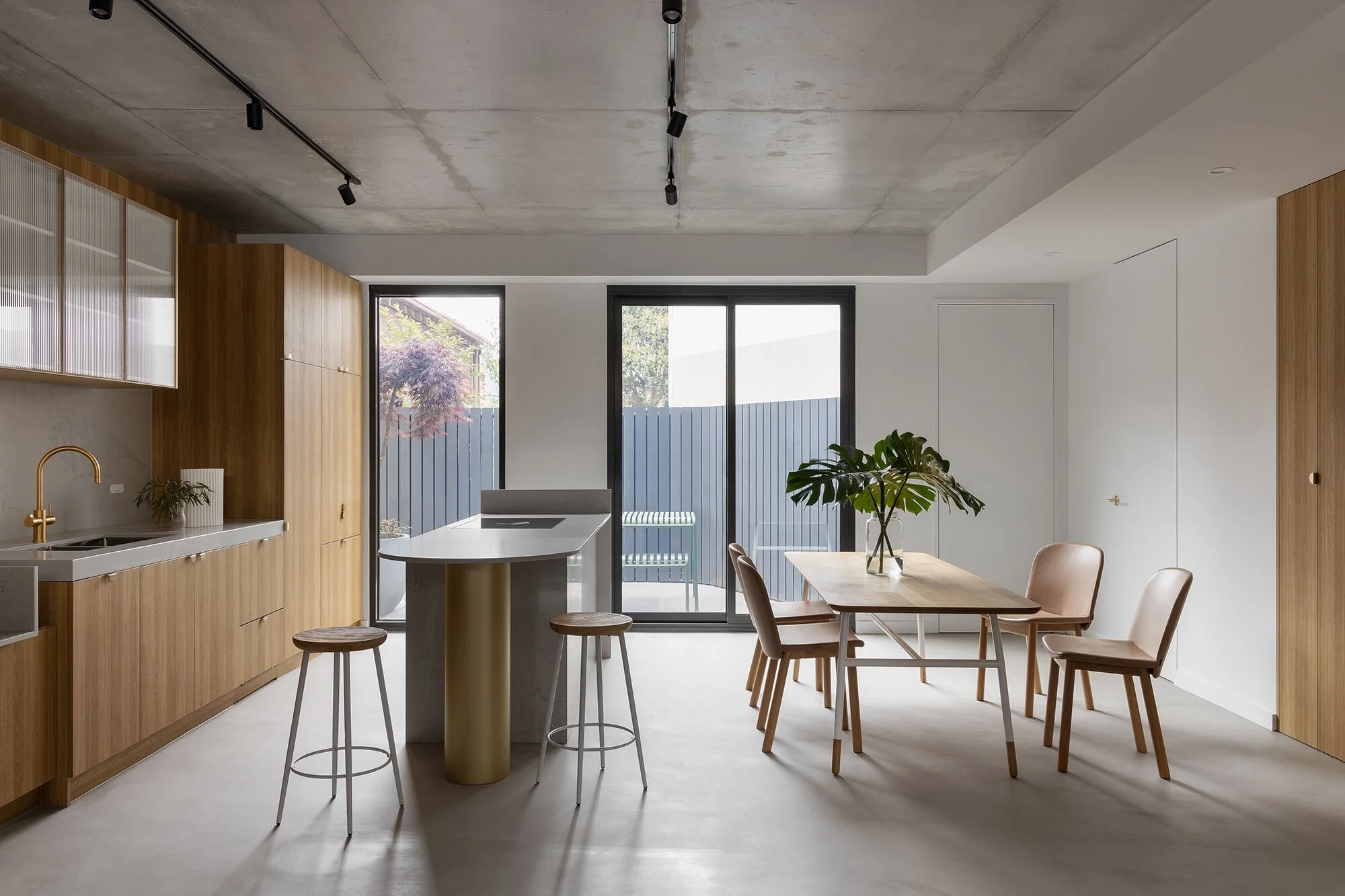 x-bond microcement kitchen flooring
