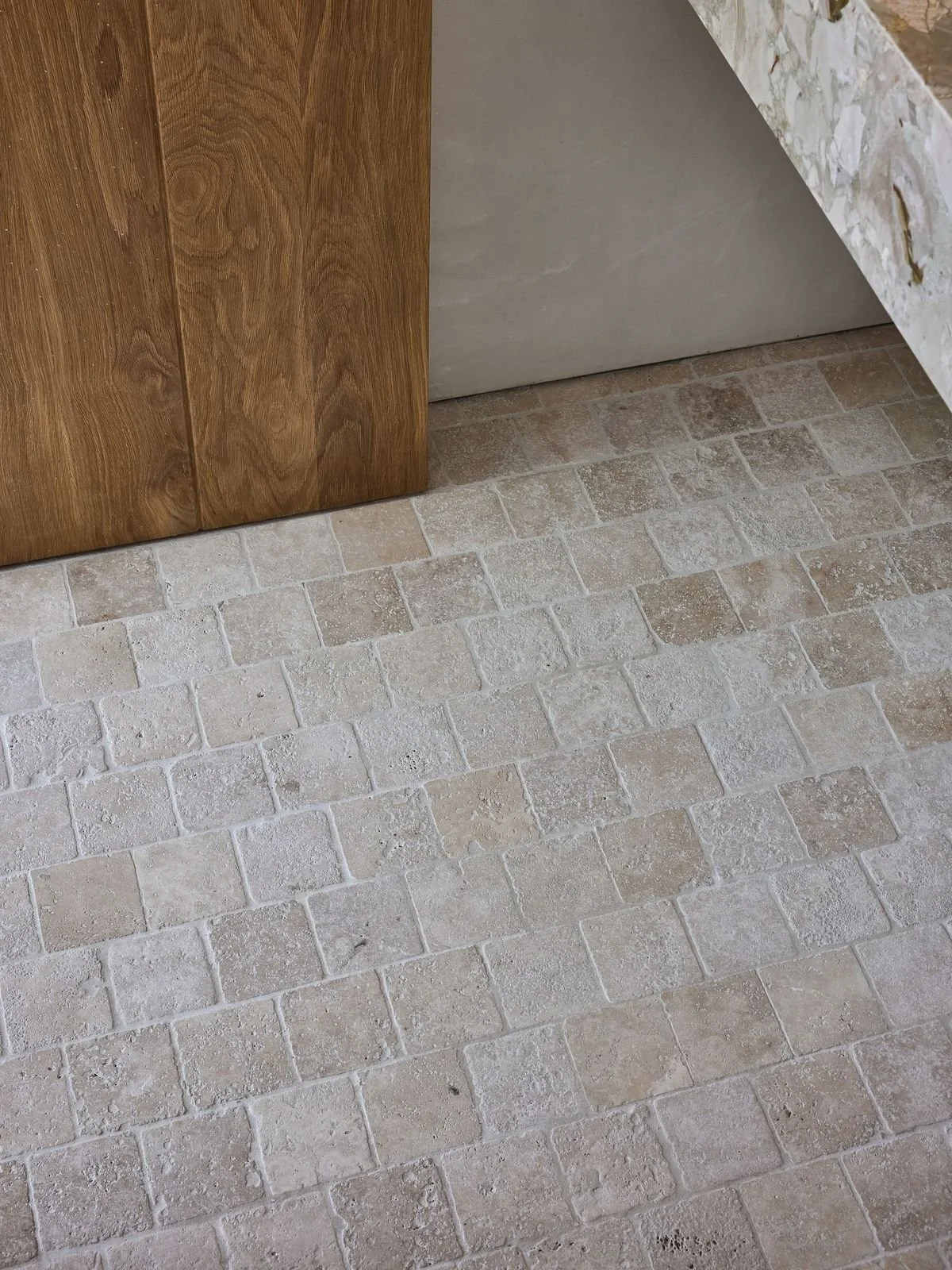 cobblestone flooring