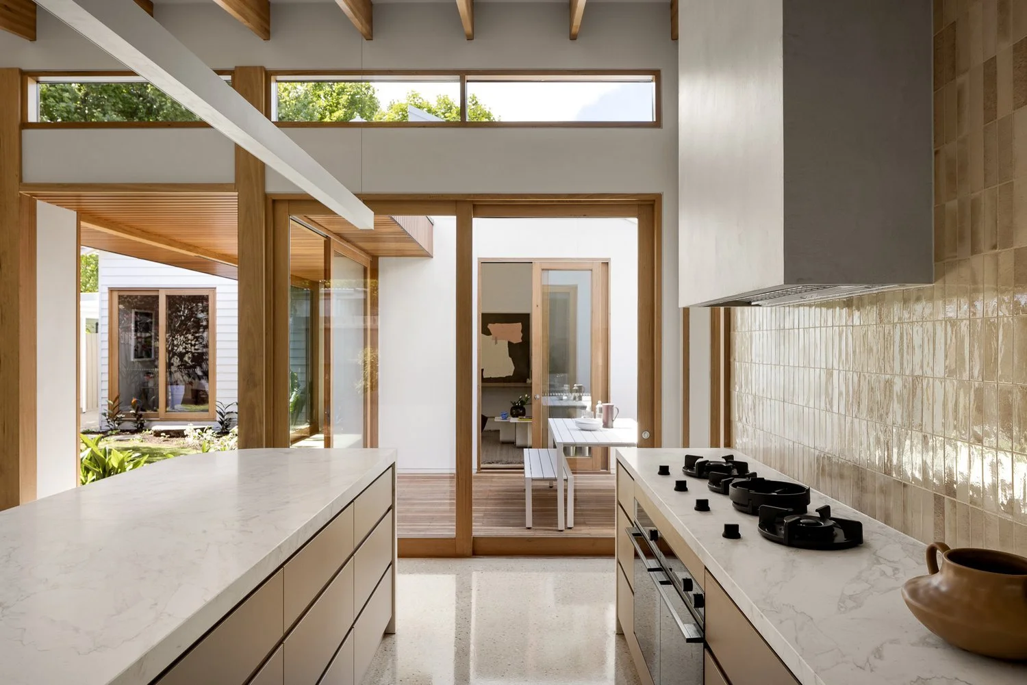 X-Bond microcement rangehood.