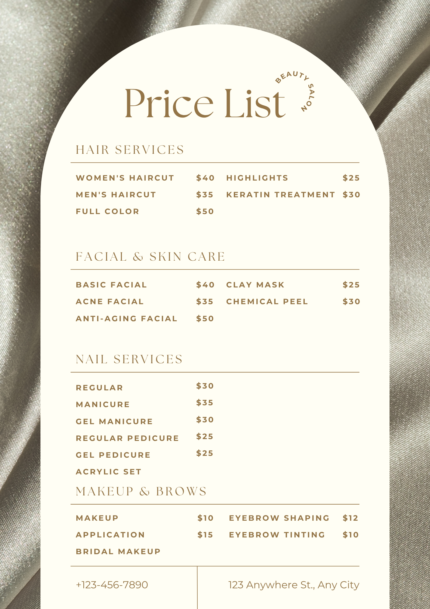 Beige Elegant Beauty Salon Price List A4 Document.png