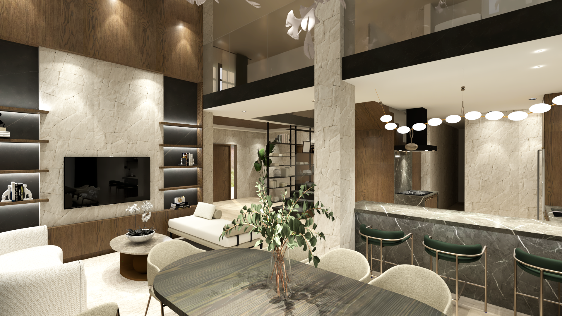 Candon, Ilocos Sur - Residential House Project - Concept Reveal Part 1 - Living, Dining and Kitchen