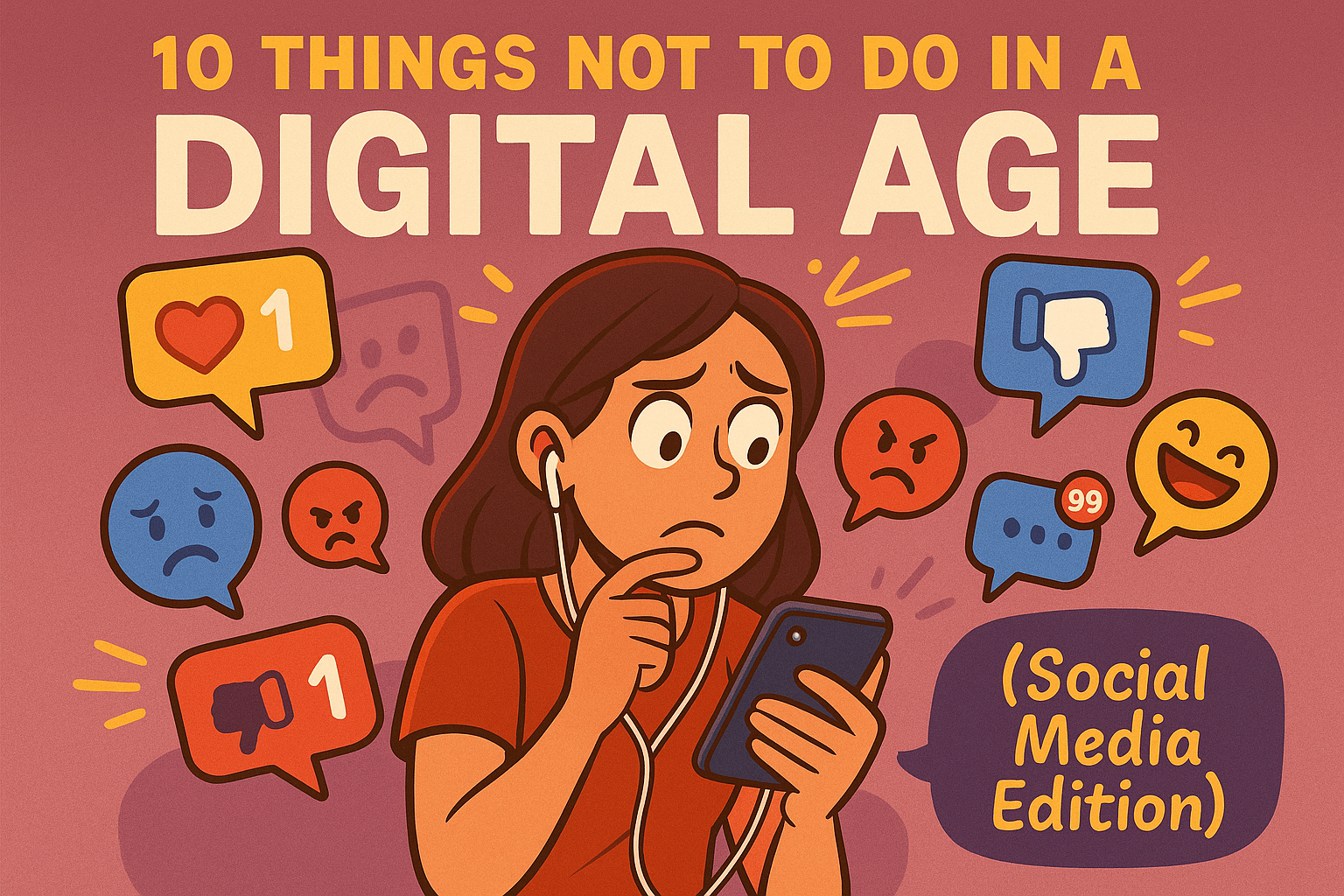10 Things NOT to Do in a Digital Age (Social Media Edition)