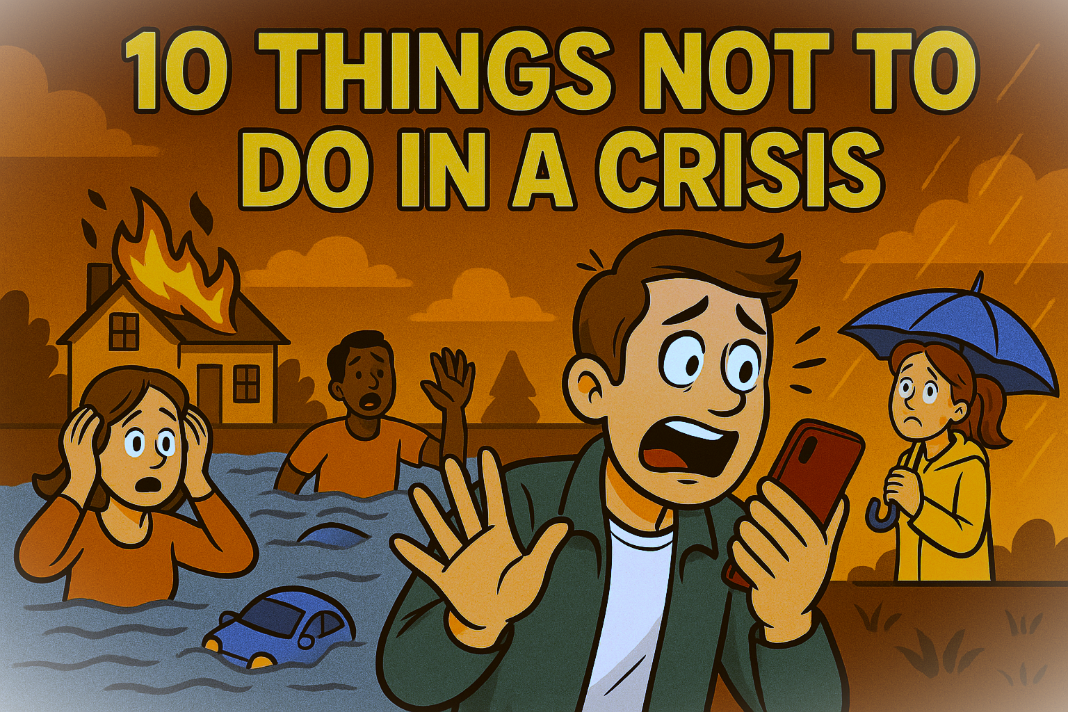 10 Things NOT to Do During a Crisis (Natural Disaster Edition)