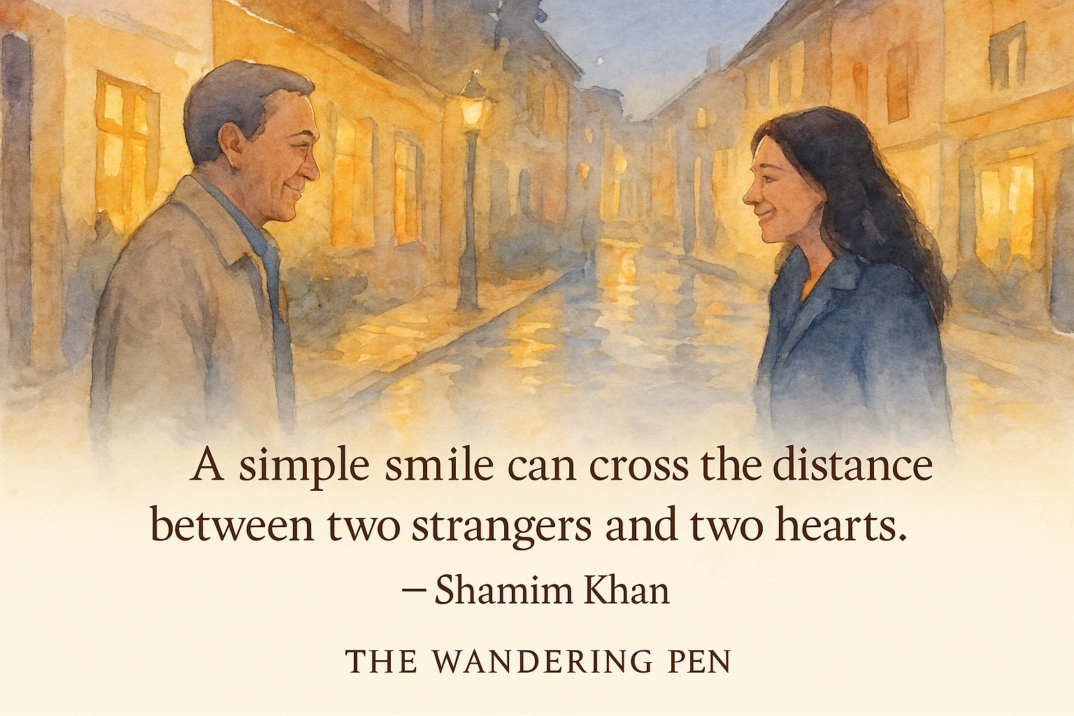 How to Smile at Strangers (and Mean It)
