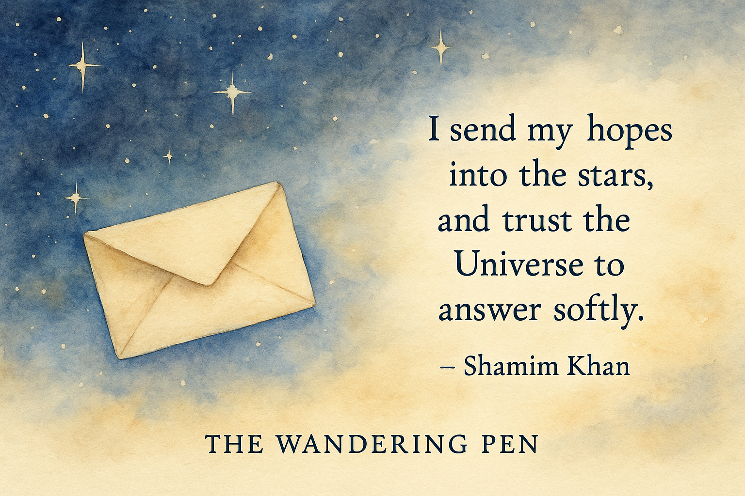 Letters to the Universe