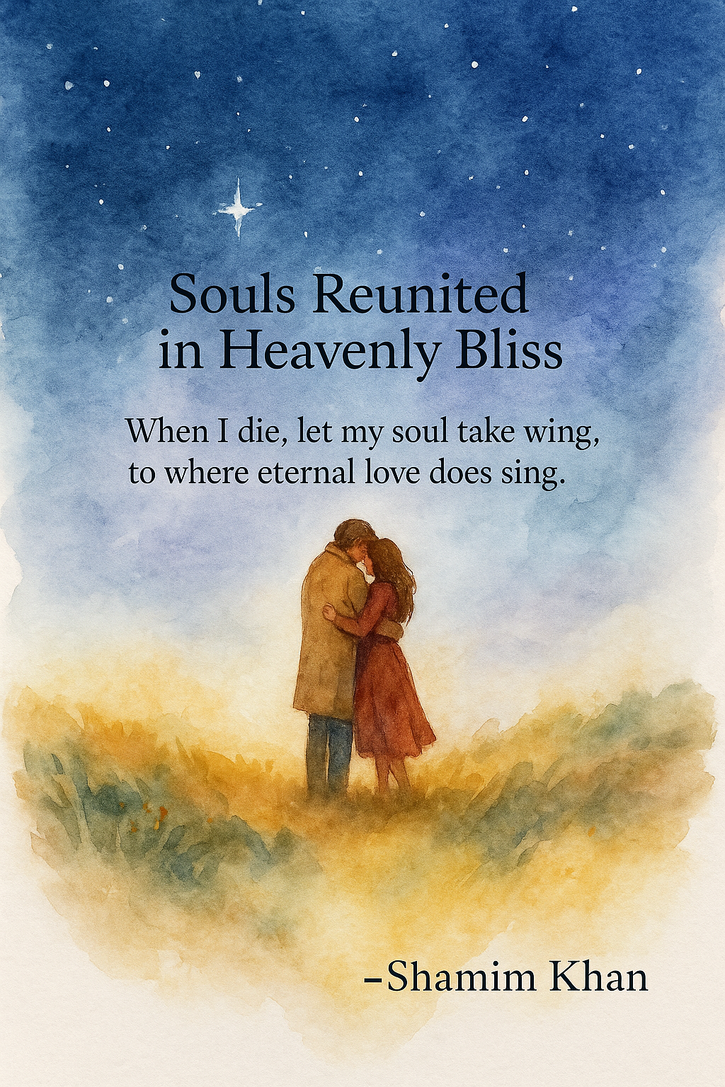 Eternal Embrace: Souls Reunited in Heavenly Bliss
