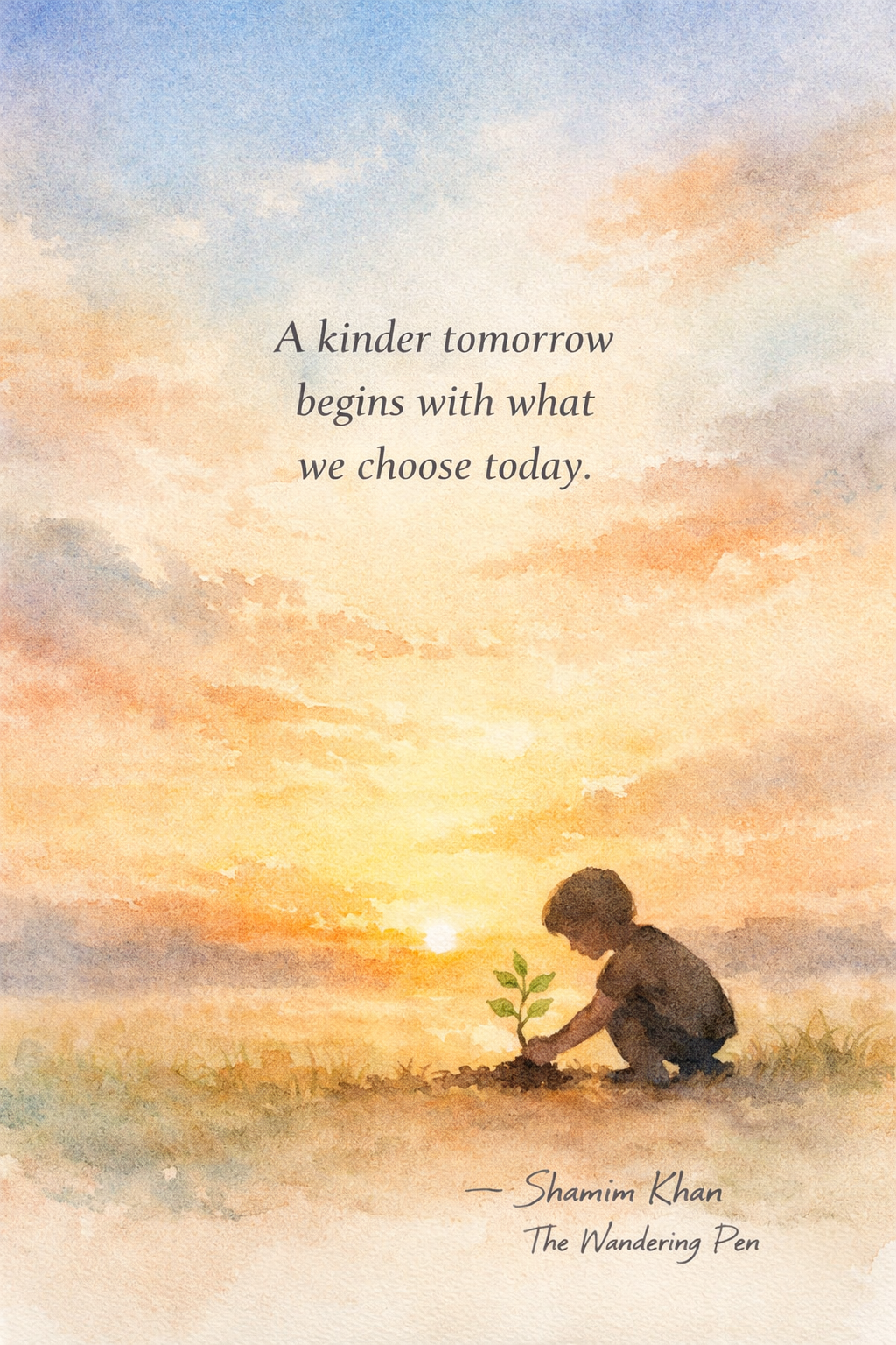 May 2026 remember us not for what we feared, but for the humanity we chose.