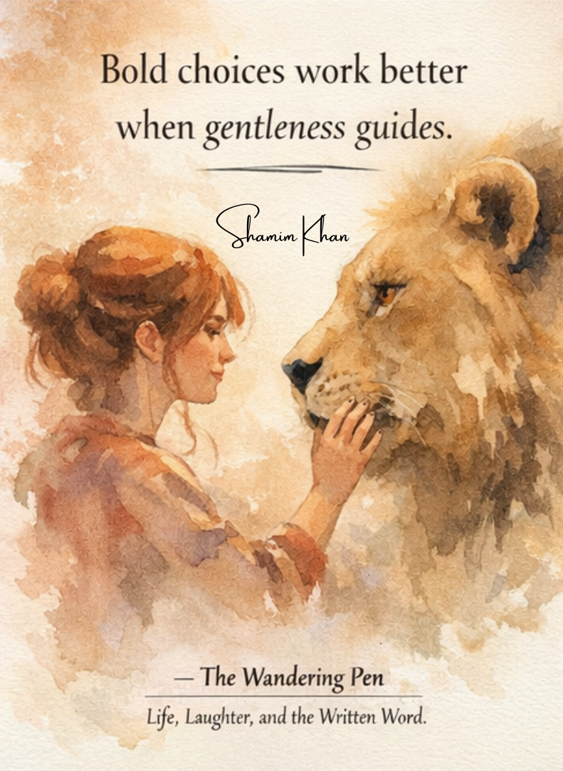 Where Boldness Learns to Bow