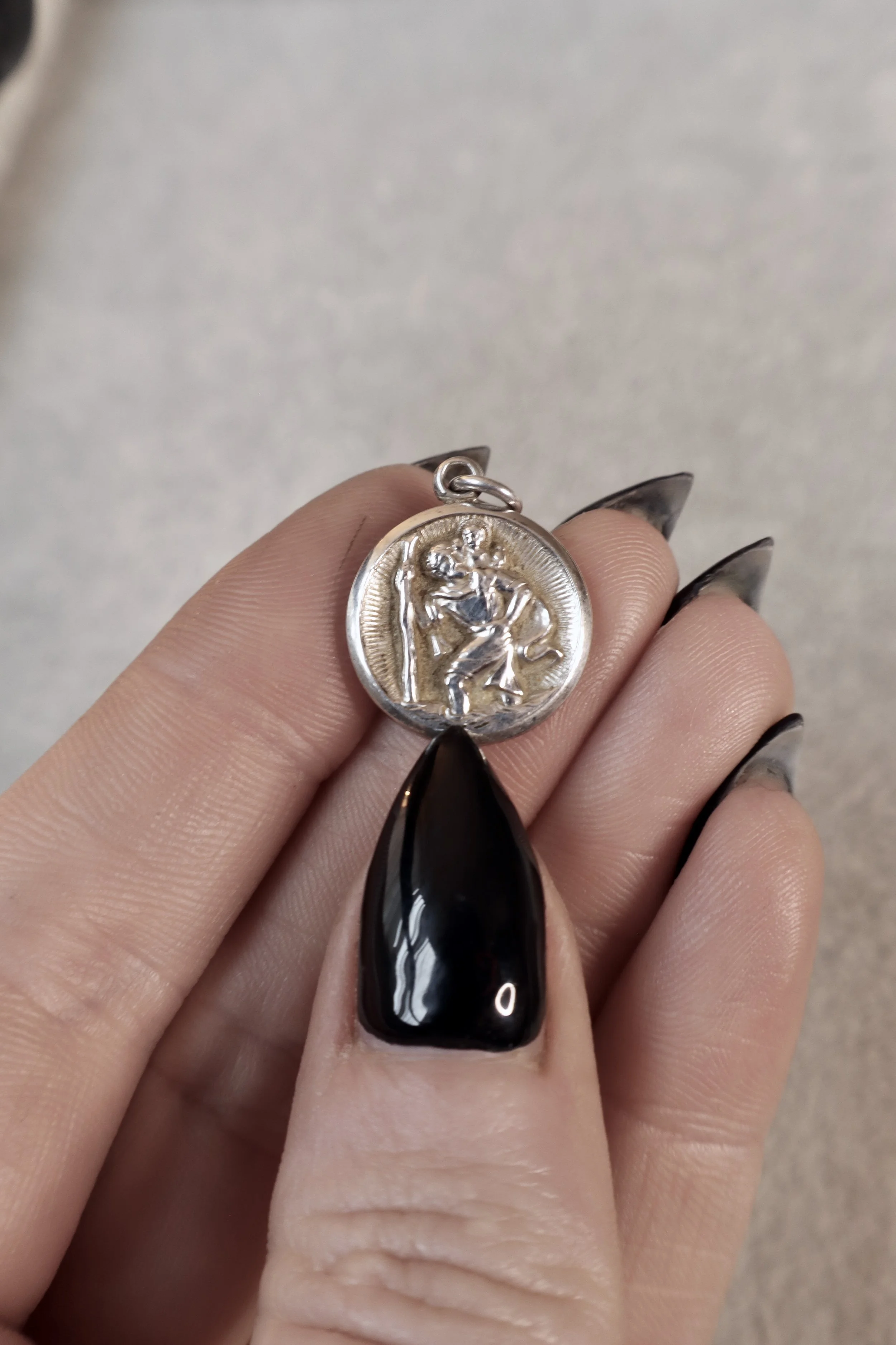 Chunky St Christopher Pendant