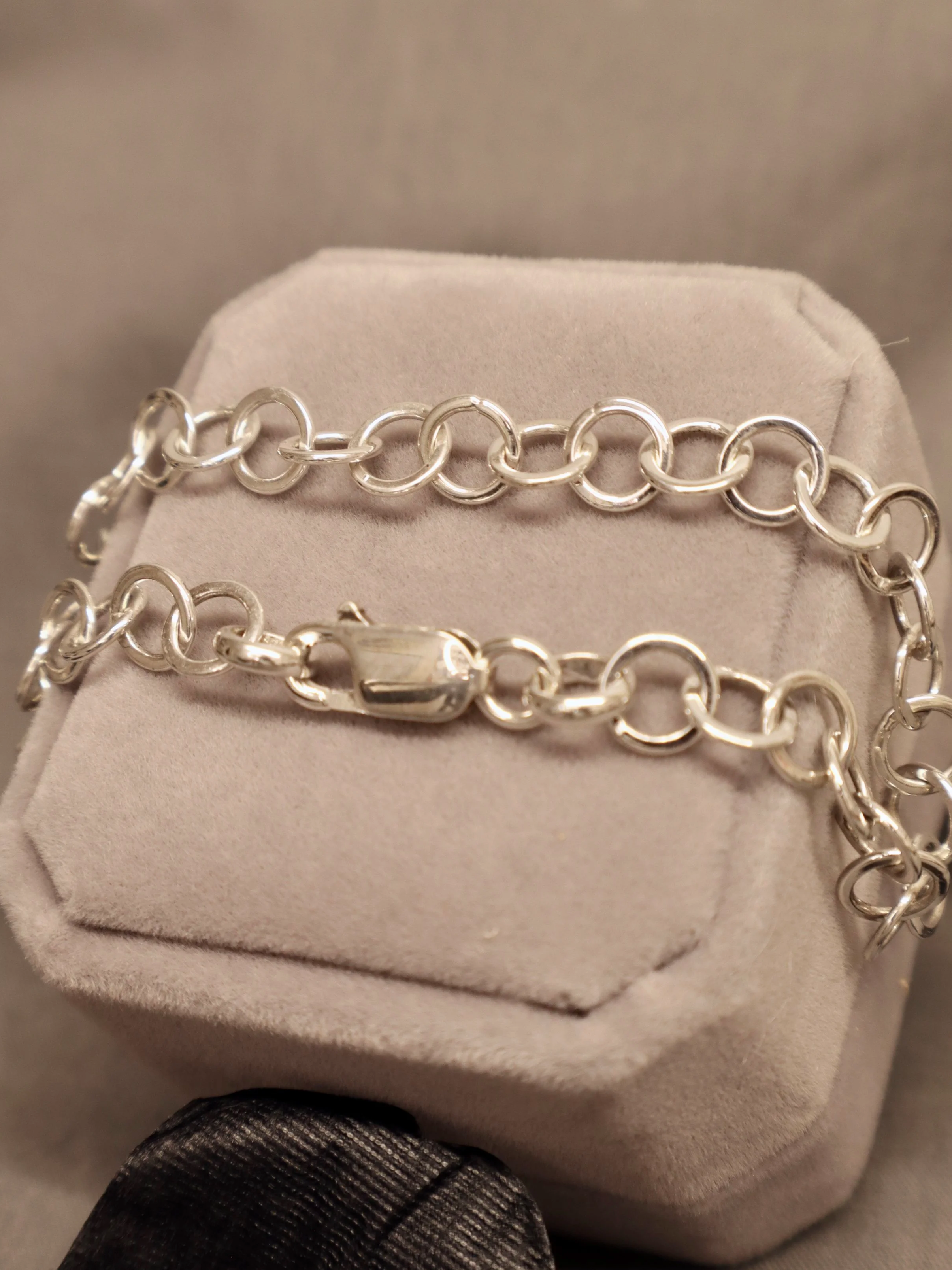 Round Link Bracelet - SIlver