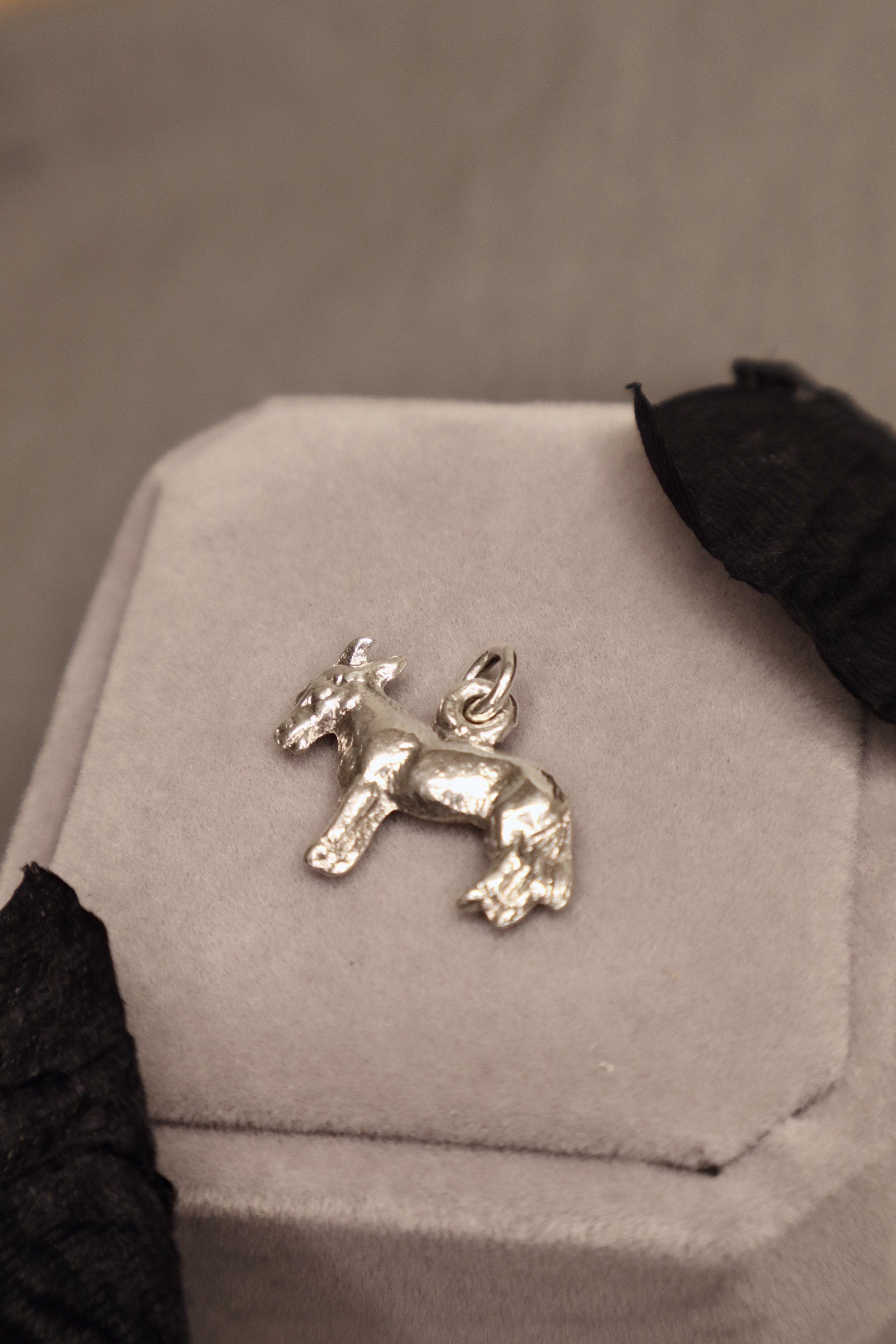 Donkey Charm - Silver